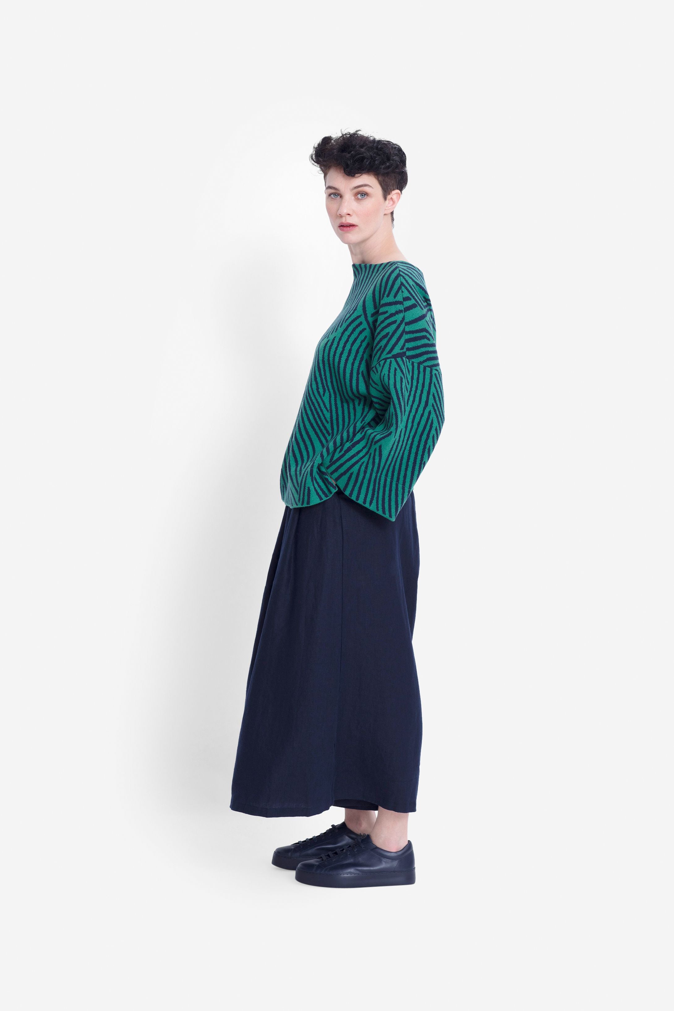 No:K0698 | Name:FRAJA SWEATER | Color:GREEN | Size-XS-S/S-M【ELK】-ELK-ADDICTION FUKUOKA