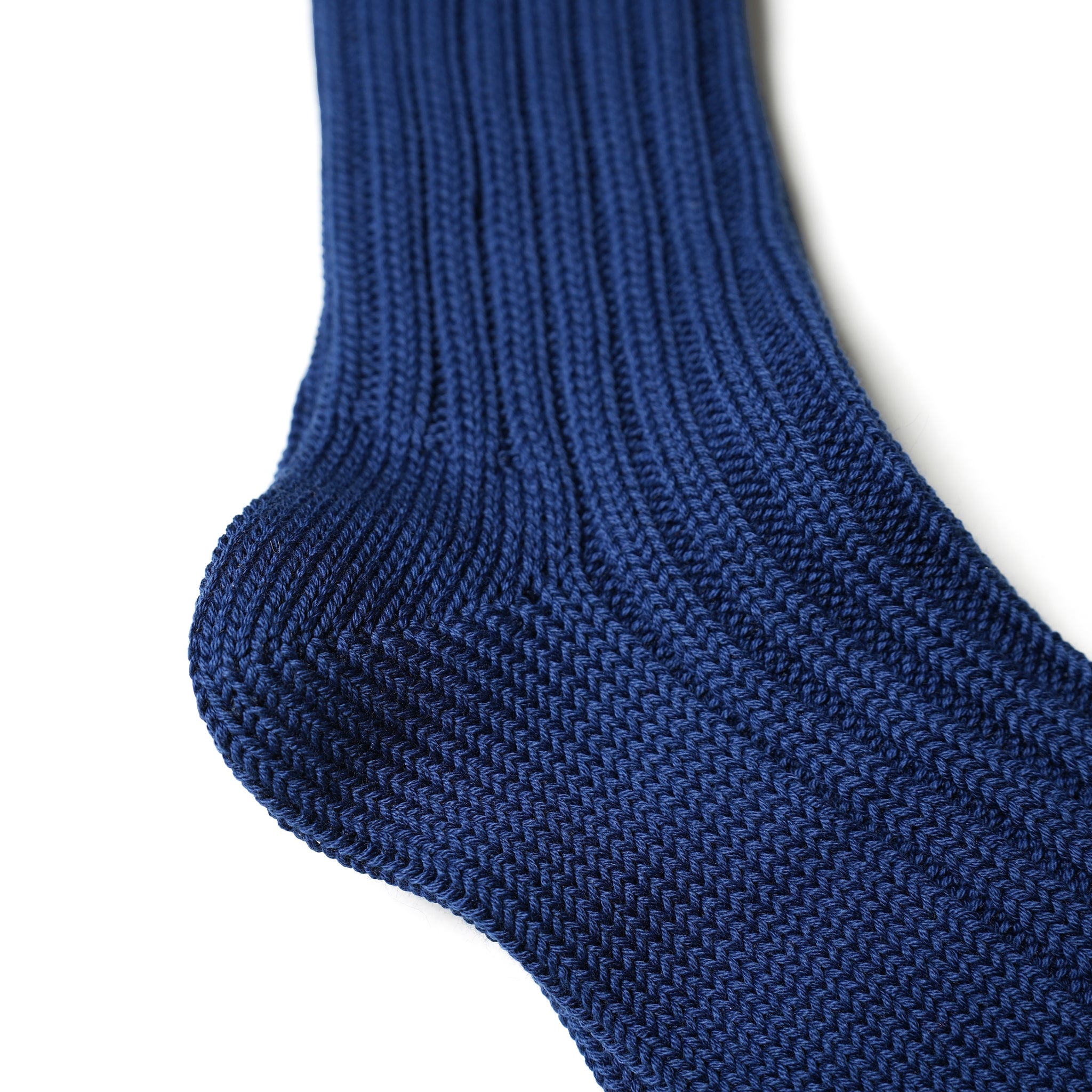 Cased Heavyweight Plain Socks-2nd Collection- – Navy | DECKA QUALITY SOCKS【ネコポス選択可能】