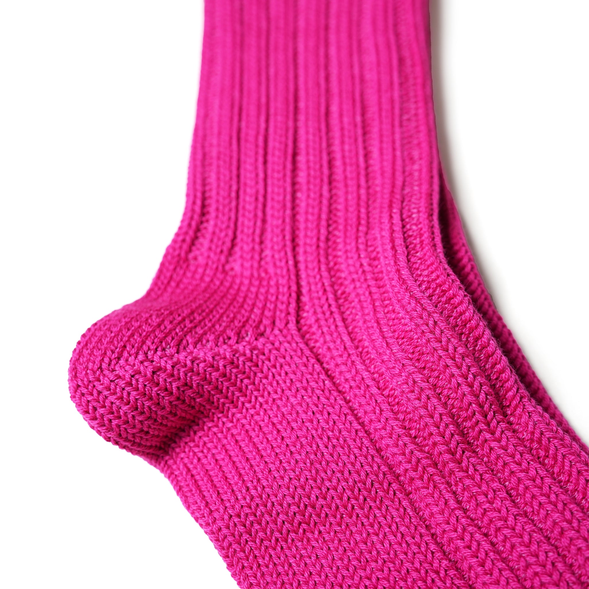 Cased Heavyweight Plain Socks-2nd Collection- – Pink | DECKA QUALITY SOCKS