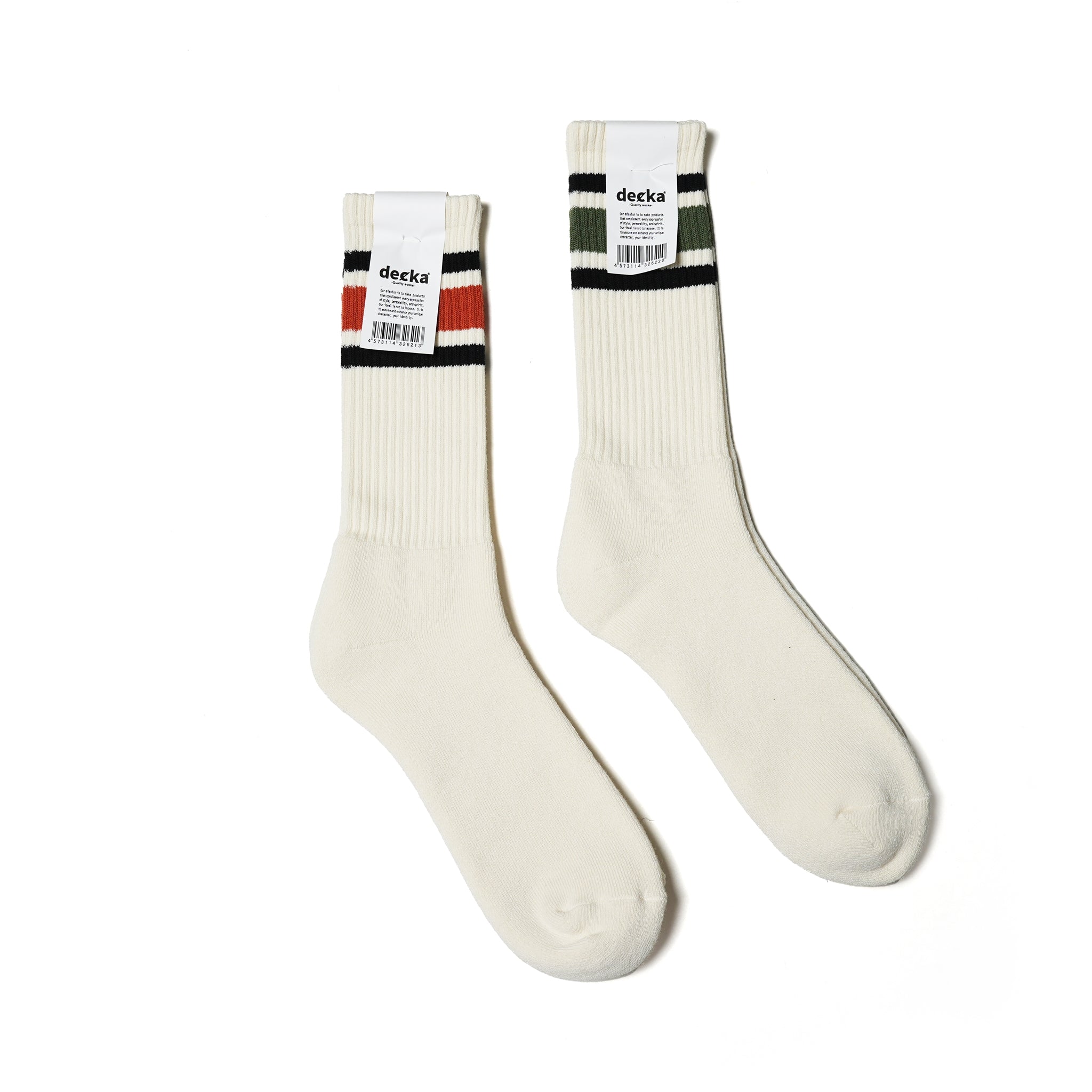 [de-11JP] 80’s Skater Socks【DECKA QUALITY SOCKS_デッカクオリティソックス】【ネコポス選択可能】