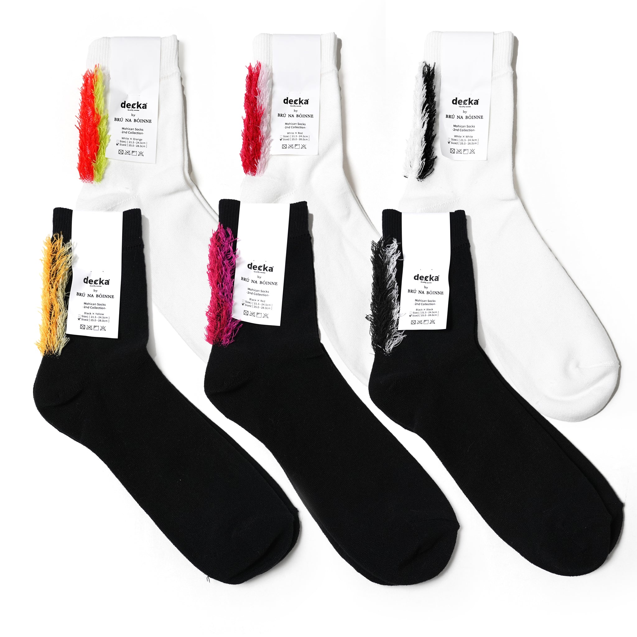 Mohican Socks - 2nd Collection | DECKA BRÚ NA BÓINNE【ネコポス選択可能】