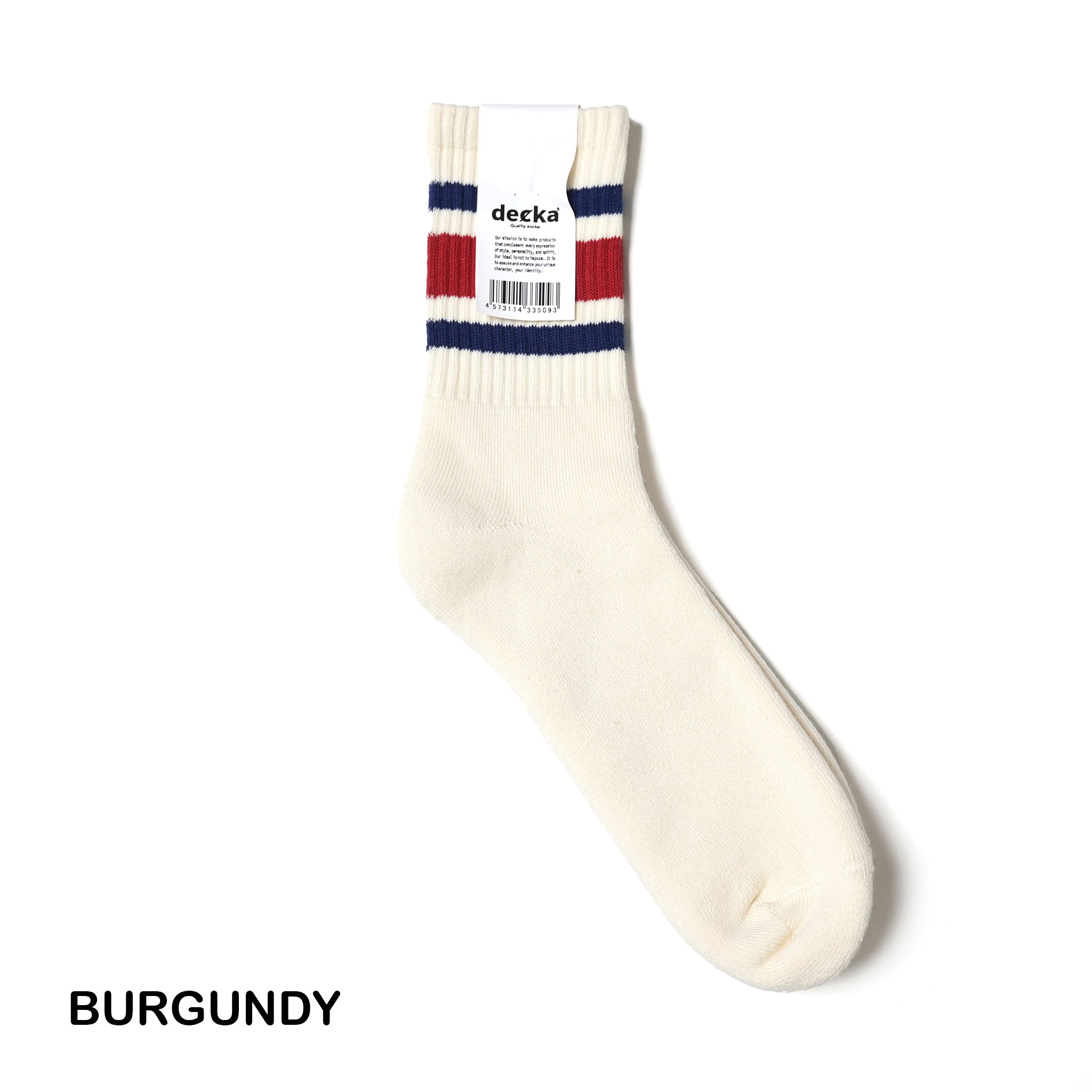 de-40 | 80’s Skater Socks | Short Length 【DECKA QUALITY SOCKS_デカクオリティソックス】【ネコポス選択可能】