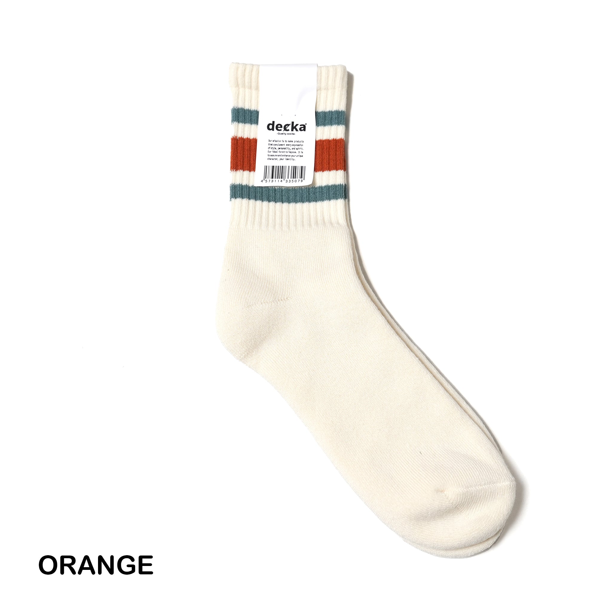 de-40 | 80’s Skater Socks | Short Length 【DECKA QUALITY SOCKS_デカクオリティソックス】【ネコポス選択可能】