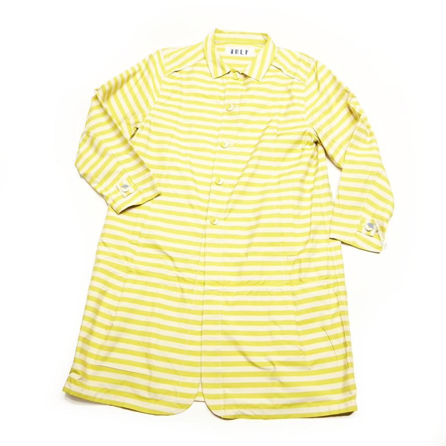 ボーダースプリングコート Size:R(M) Color:イエローボーダー【IRLY】-IRLY-ADDICTION FUKUOKA