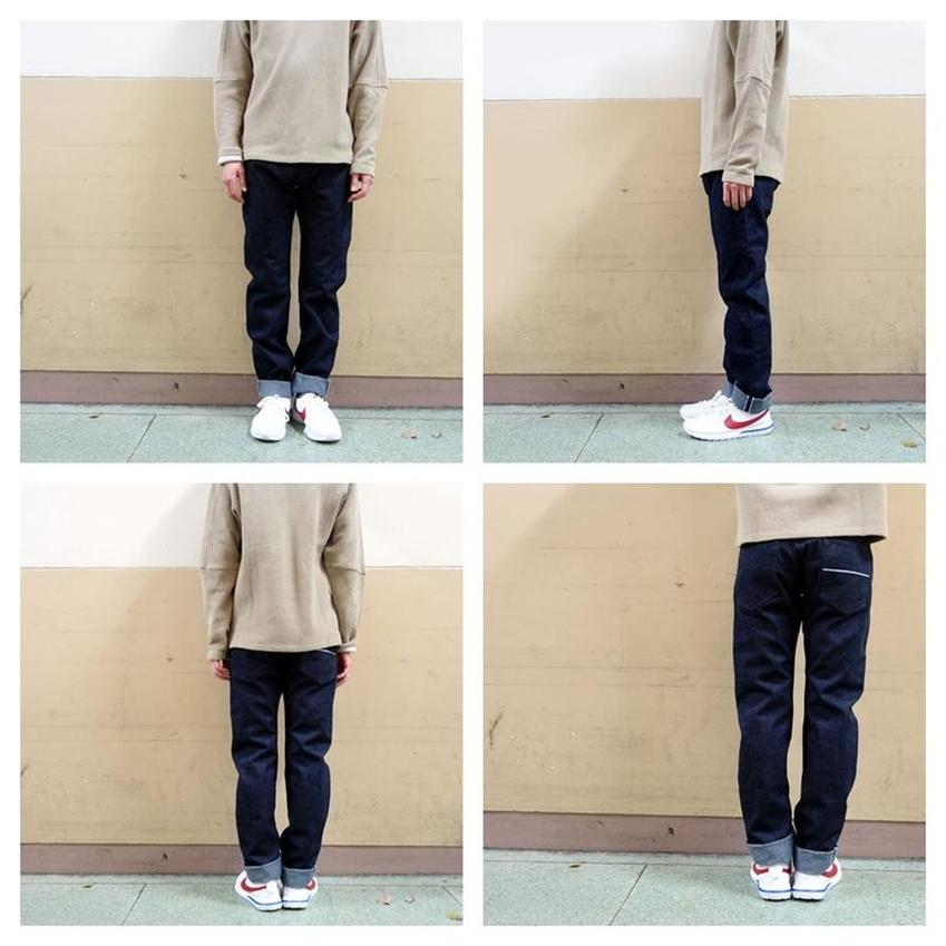 No:oikawa-op-02 | Name: OIKAWA DENIM/スリムフィットデニム 【カジキマグロデニム/SWORDFISH FIBER MIXED DENIM】【オイカワデニム】-OIKAWA DENIM-ADDICTION FUKUOKA