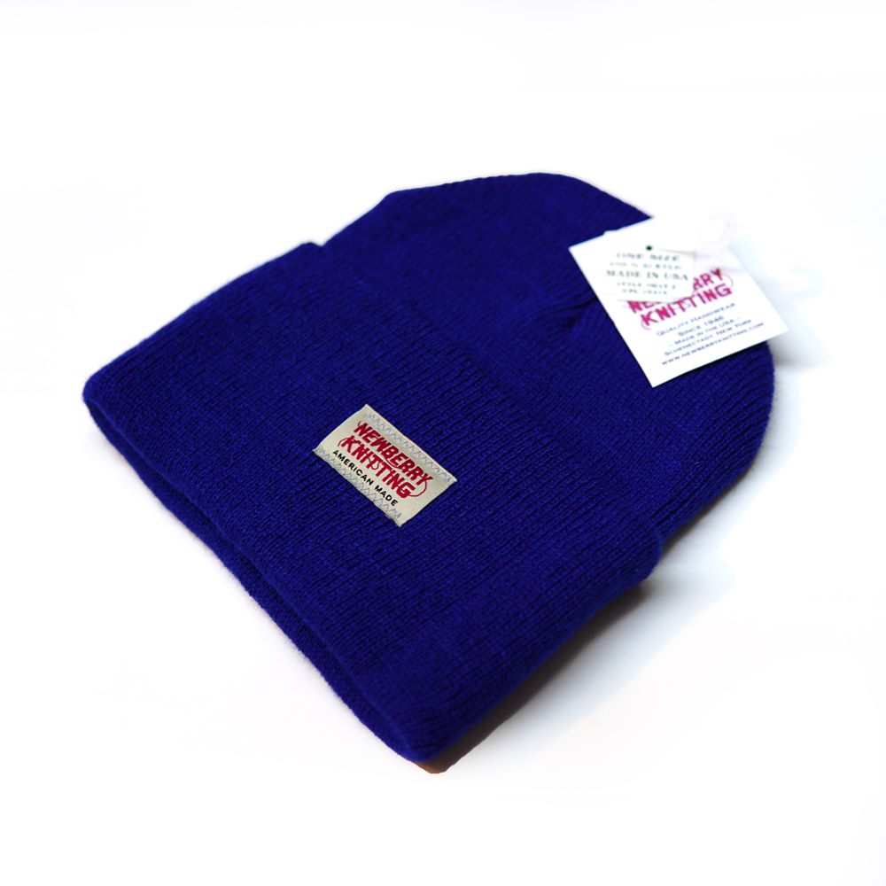 Acrylic fiber Hat beanie /WIDE Color:H.pink/Royal/S.yellow/【NEW BERRY KNITTING】【ネコポス選択可能】-NEW BERRY KNITTING-ADDICTION FUKUOKA