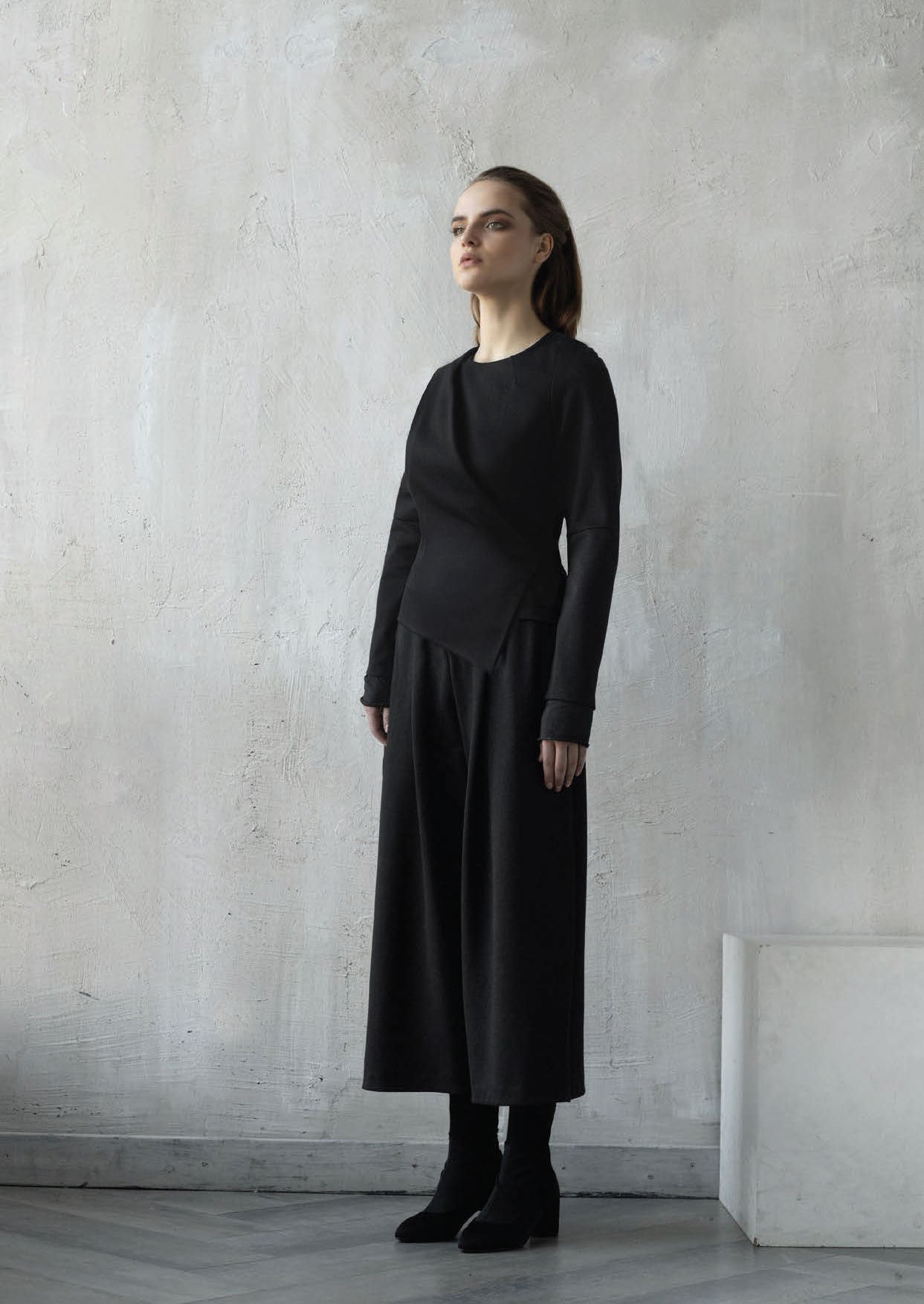 No:GA1-2821 | Name:Jacket With Open Wrap | Color:Black | Size:S【G2A】-G2A-ADDICTION FUKUOKA