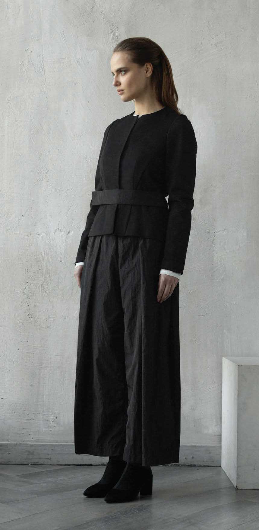 No:GA1-2921 | Name:Jacket With Cast Belt | Color:Black | Size:S/M【G2A】-G2A-ADDICTION FUKUOKA