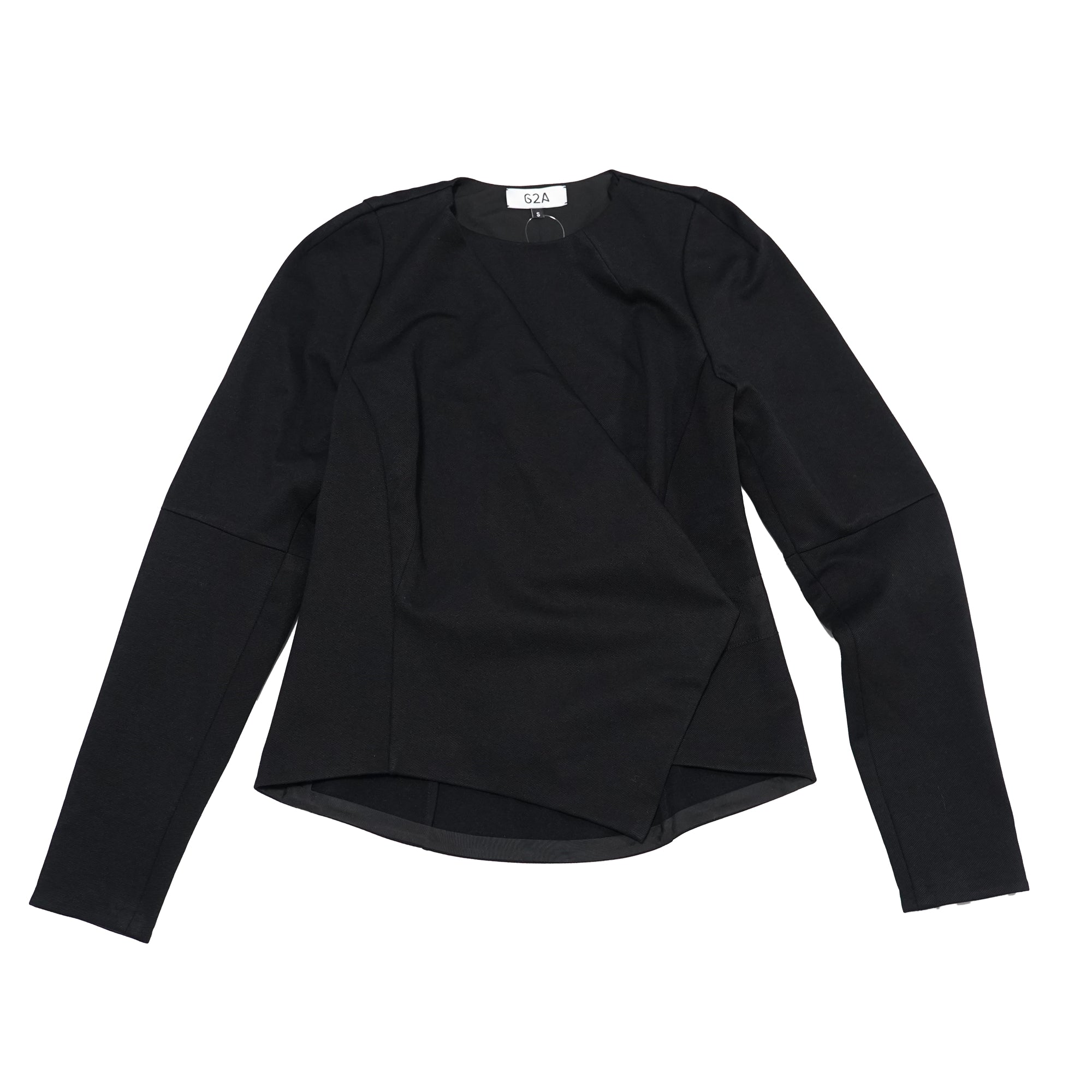No:GA1-2821 | Name:Jacket With Open Wrap | Color:Black | Size:S【G2A】-G2A-ADDICTION FUKUOKA