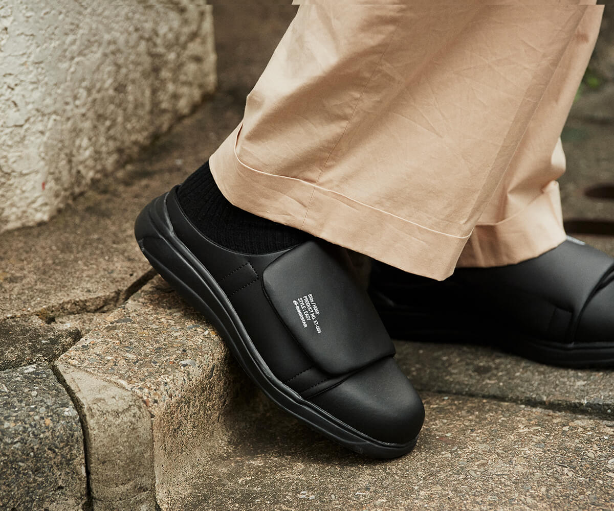 ET003 | HOSP ホスプ | Color:Black【810S_エイトテンス】【MOONSTAR_ムーンスター】