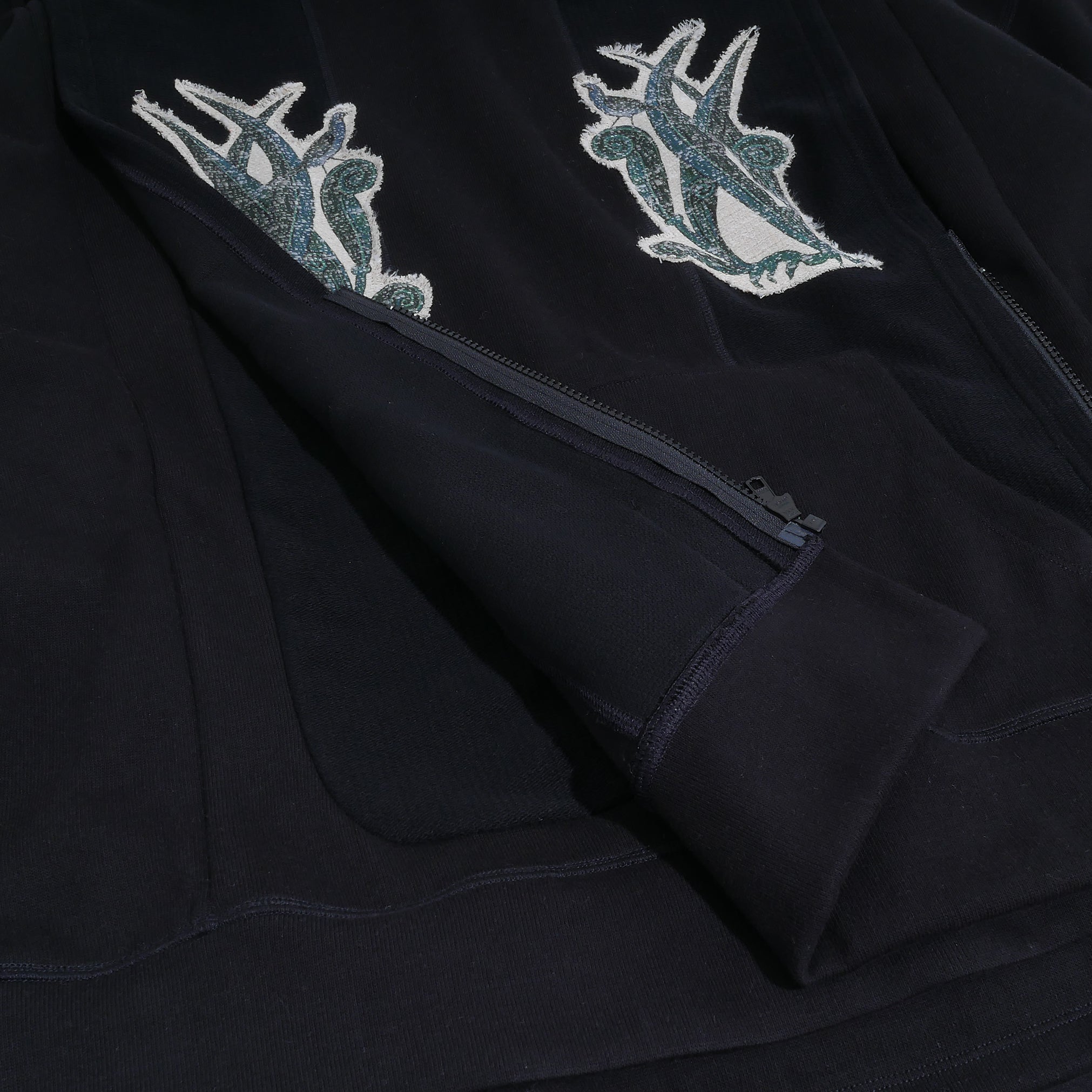 No:ACRS22-T01 | Name:MANDRAGORA HOODIE | Color:Black | Size:Free【(A)CRYPSIS®】【SEIVSON_セイヴソン】【archive】