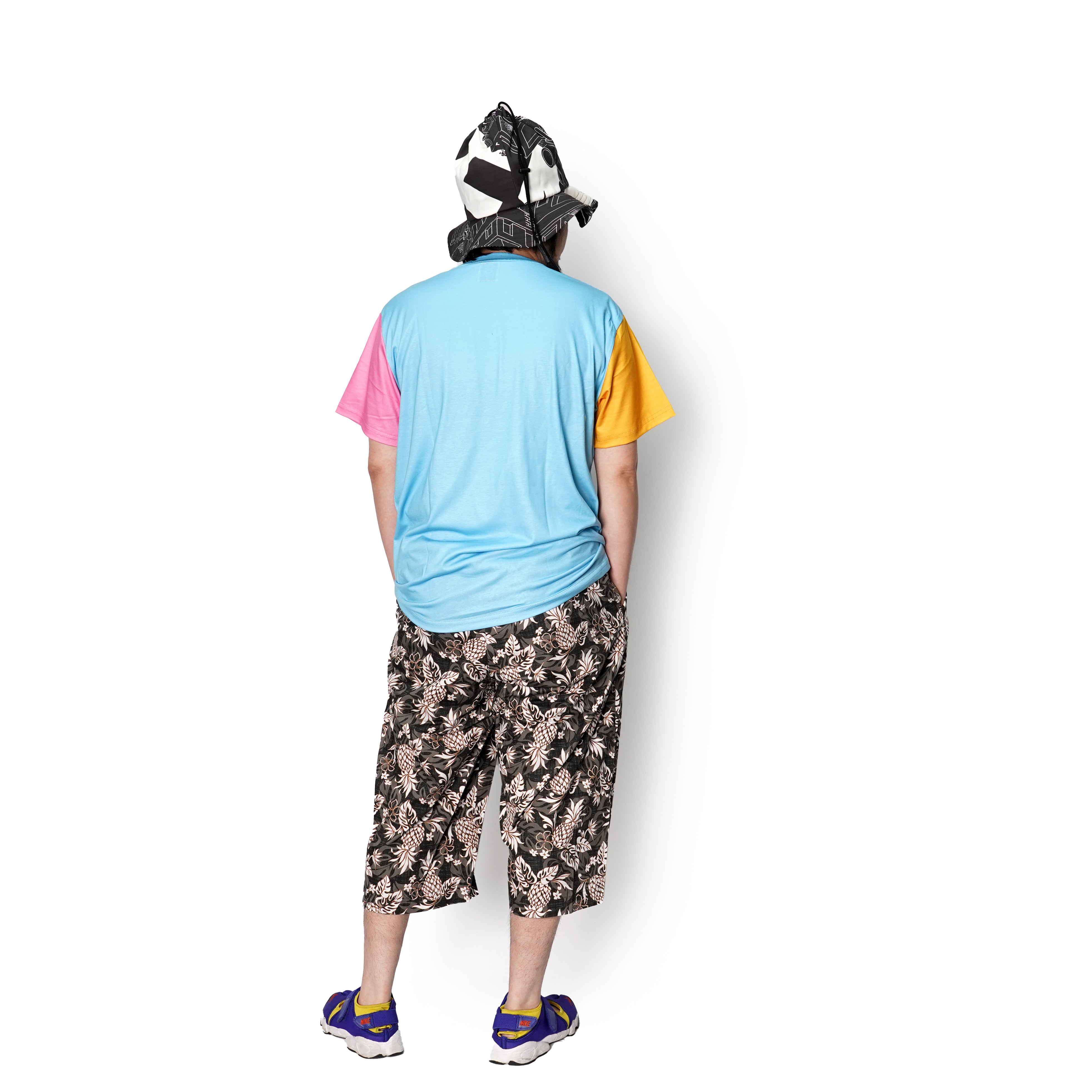 Color Block Tee Color: Deep Blue/Light Blue 【ANTLER&WOODS】【ネコポス選択可能】-ANTLER & WOODS-ADDICTION FUKUOKA