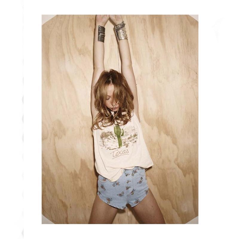 texas printed tee テキサスプリントTシャツ カラー:ベージュ 【Somedays Lovin サムデイズ ラヴィン】【ネコポス選択可能】-SOMEDAYS LOVIN-ADDICTION FUKUOKA