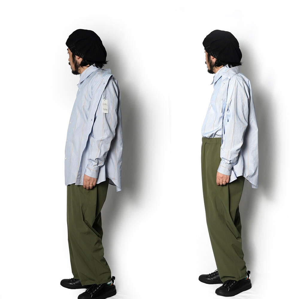 Stripe The Two Basic Shirts カラーbig stlipe 【EFILEVOL】【2020Spring】-EFILEVOL-ADDICTION FUKUOKA