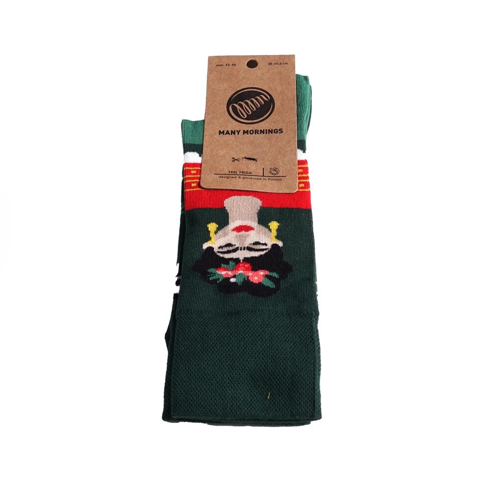 many mornings reguler socks /FeelFrida/ 【many mornings メニ―モーニングス】【ネコポス選択可能】-MANY MORNIGS-ADDICTION FUKUOKA