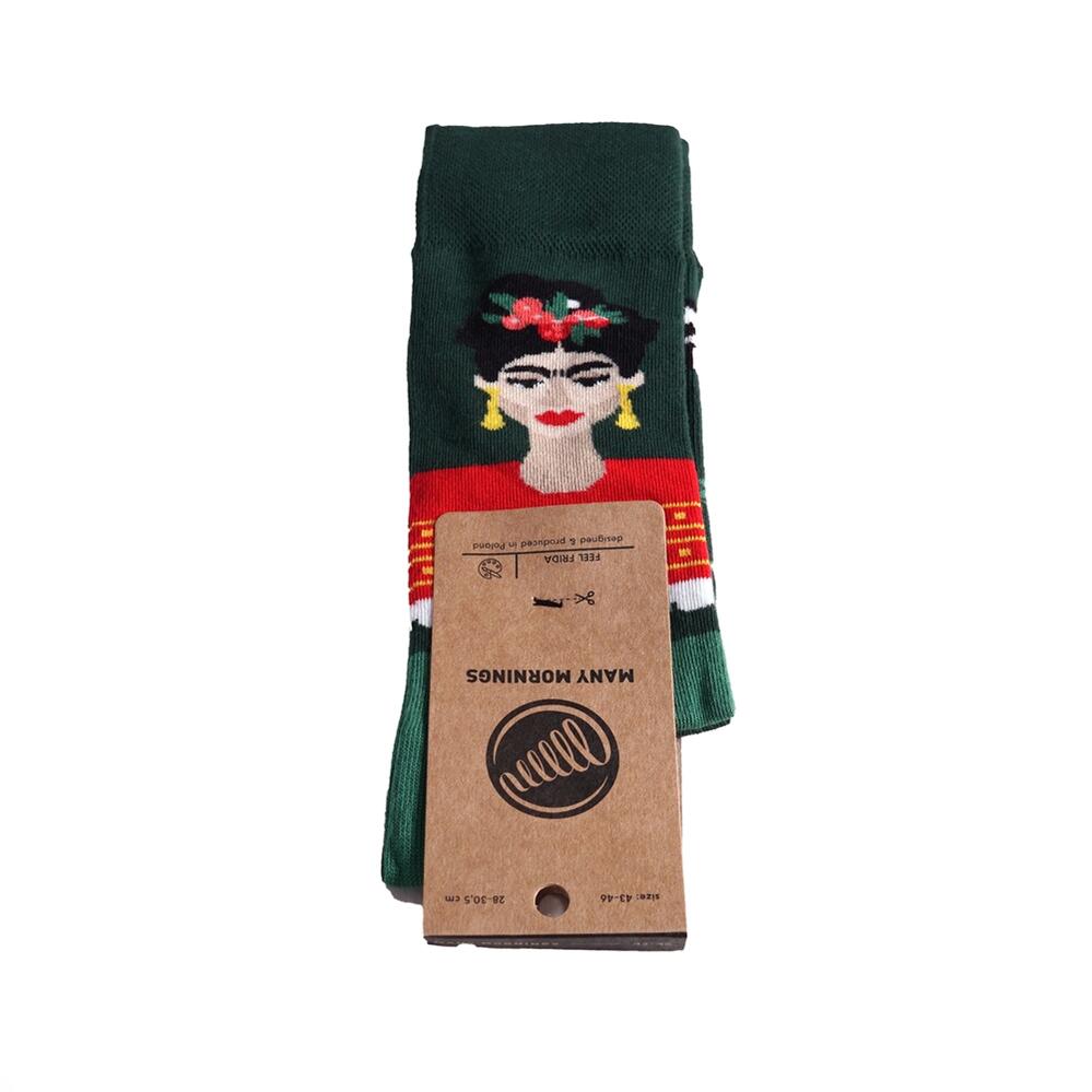 many mornings reguler socks /FeelFrida/ 【many mornings メニ―モーニングス】【ネコポス選択可能】-MANY MORNIGS-ADDICTION FUKUOKA