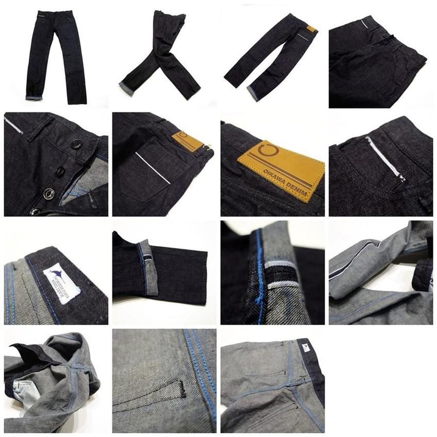 No:oikawa-op-02 | Name: OIKAWA DENIM/スリムフィットデニム 【カジキマグロデニム/SWORDFISH FIBER MIXED DENIM】【オイカワデニム】-OIKAWA DENIM-ADDICTION FUKUOKA