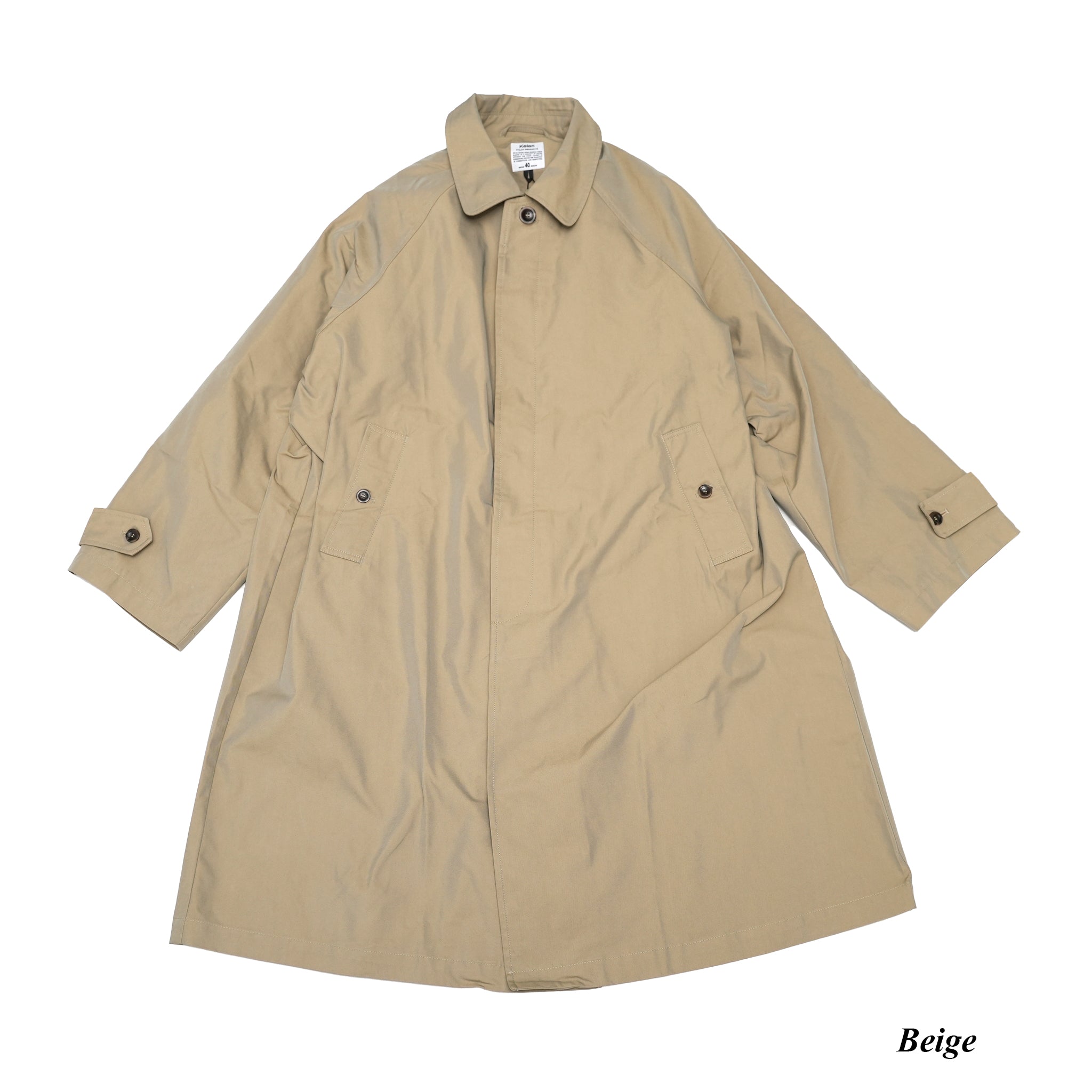 Graves_Bal Collar Coat – Offwhite / Beige / Charcoal / Black | KELEN MEN