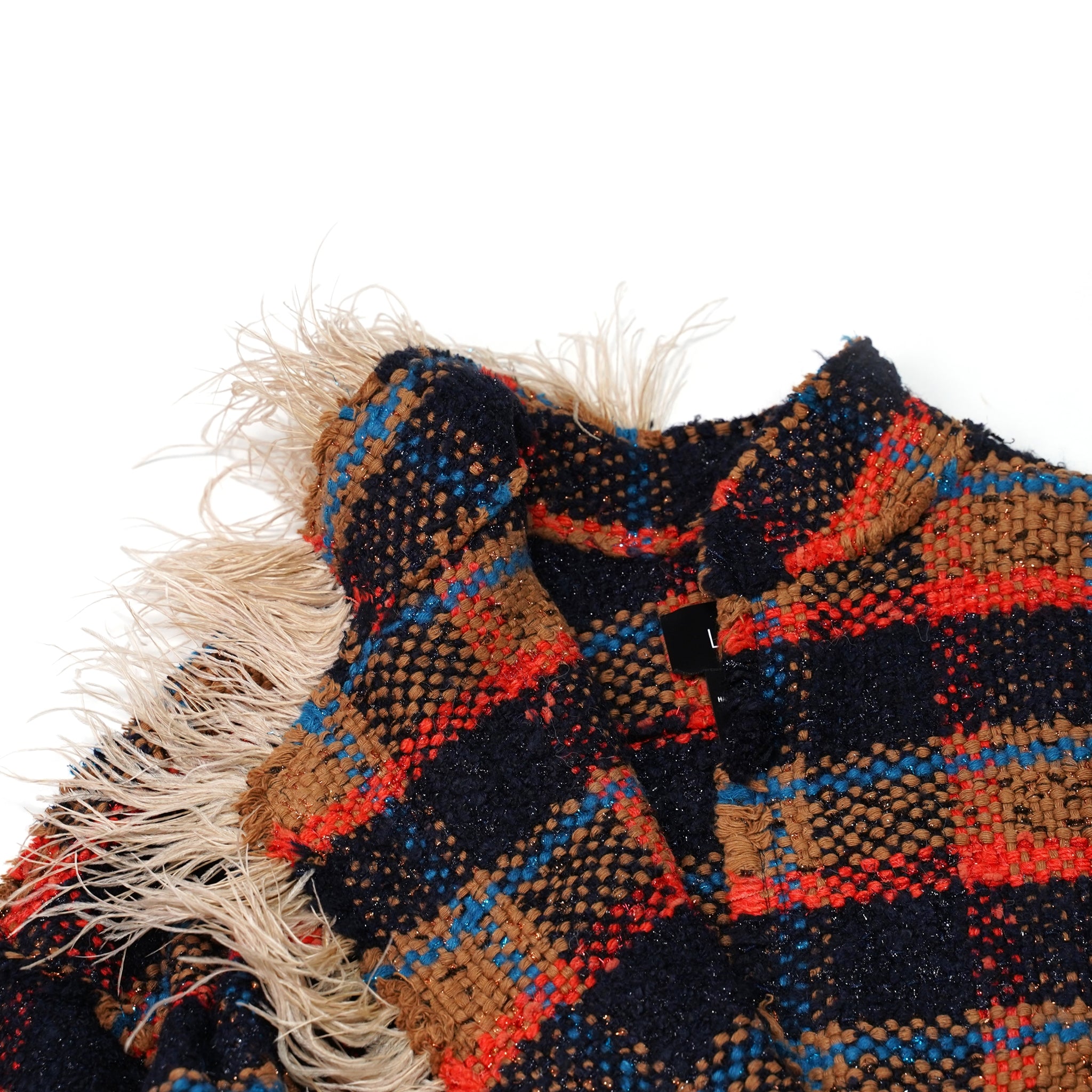 F12CO04 | Coat | Color:Red Check | Size:S【LALO CARDIGANS_ラロカーディガンズ】