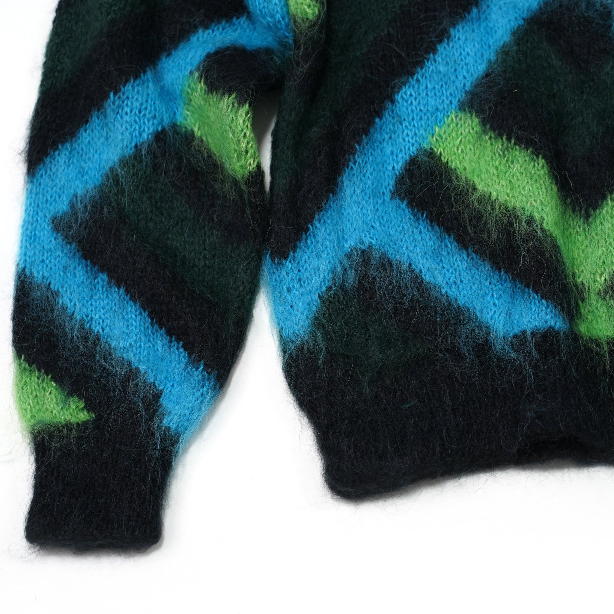 F12SW01 | Sweater | Color:Black Green | Size:S【LALO CARDIGANS_ラロカーディガンズ】