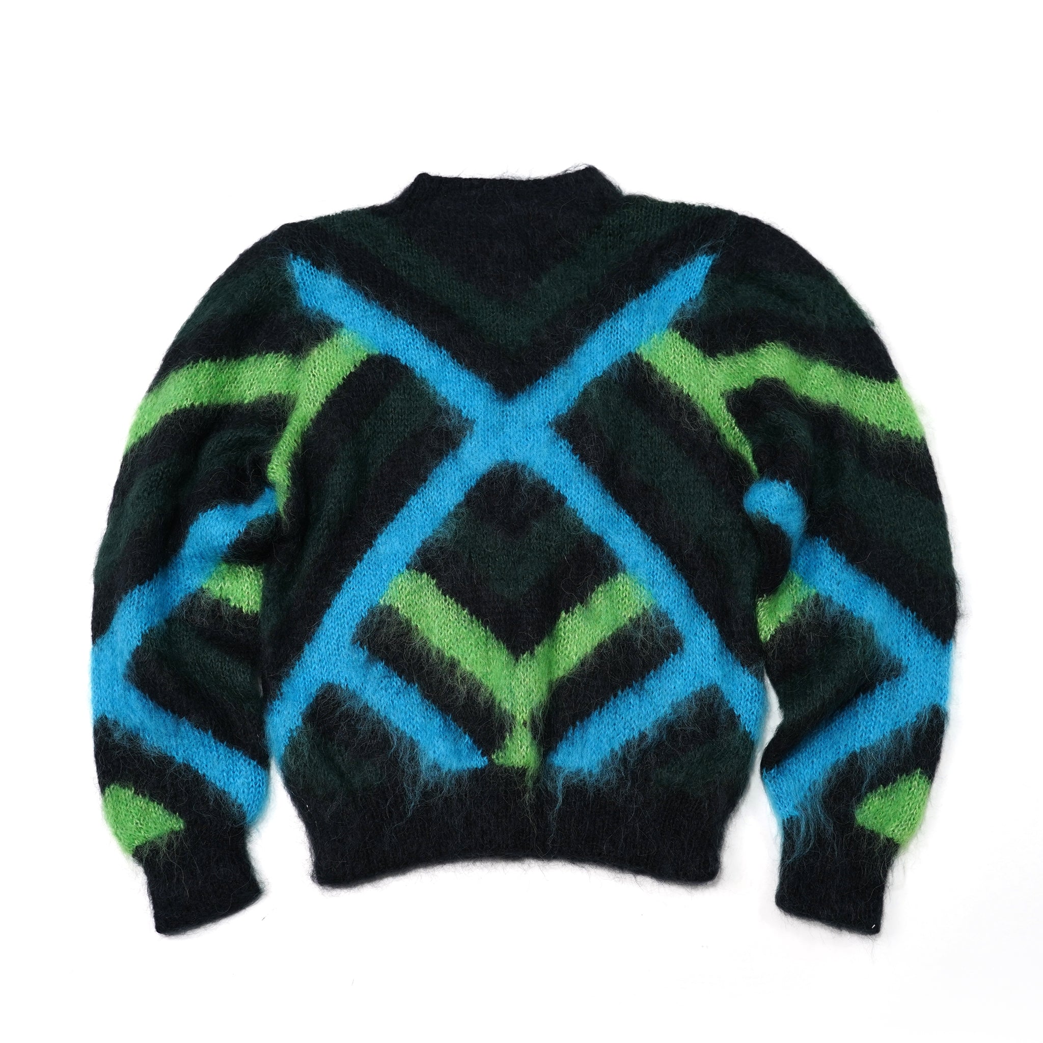 F12SW01 | Sweater | Color:Black Green | Size:S【LALO CARDIGANS_ラロカーディガンズ】