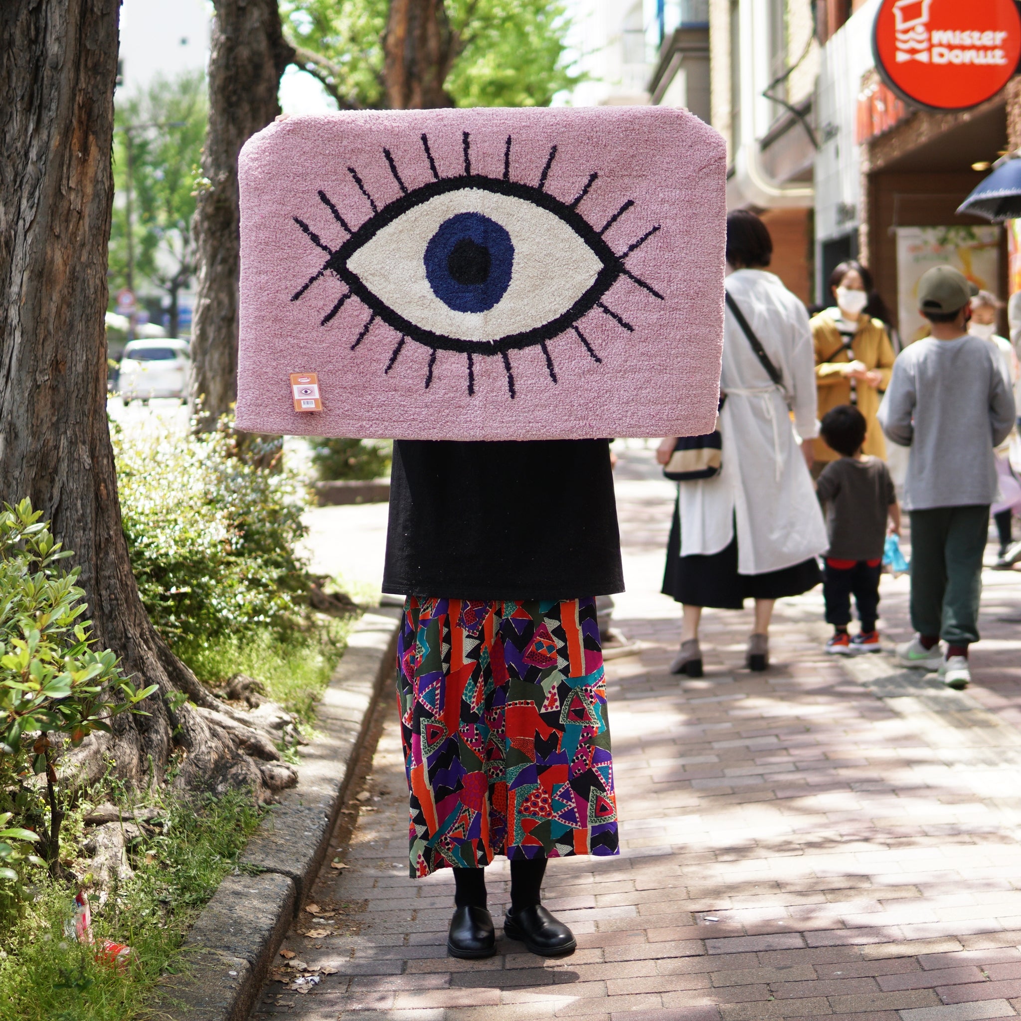 No:BR0118 | Name:Bathmat | Color:Eye【KITSCH KITCHEN_キッチュキッチン】