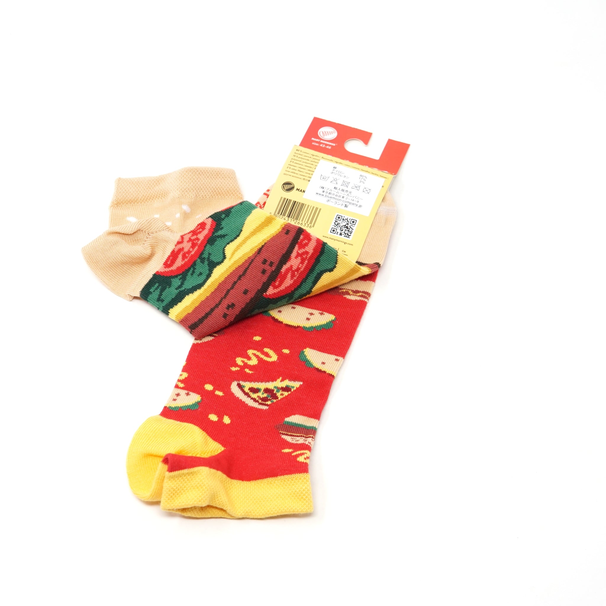 many mornings low socks /Fast Foot / 【MANY MORNINGS_メニ―モーニングス】【ネコポス選択可能】
