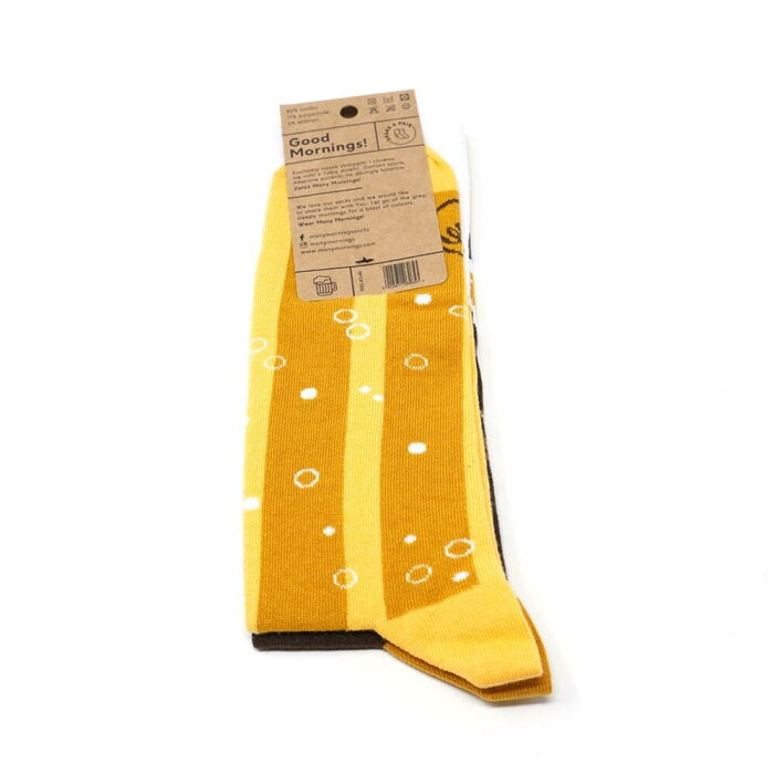 many mornings reguler socks /craft beer / 【many mornings メニ―モーニングス】【ネコポス選択可能】-MANY MORNIGS-ADDICTION FUKUOKA