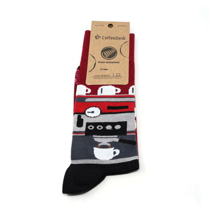 many mornings reguler socks /DarkEspre/ 【many mornings メニ―モーニングス】【ネコポス選択可能】-MANY MORNIGS-ADDICTION FUKUOKA