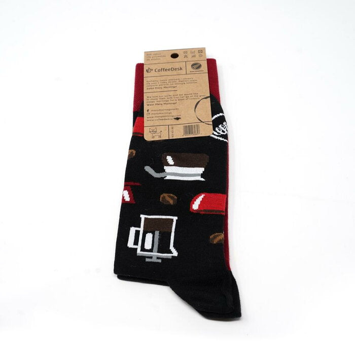many mornings reguler socks /DarkEspre/ 【many mornings メニ―モーニングス】【ネコポス選択可能】-MANY MORNIGS-ADDICTION FUKUOKA