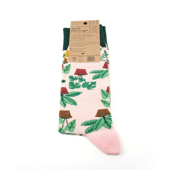many mornings reguler socks /PlantLove/ 【many mornings メニ―モーニングス】【ネコポス選択可能】-MANY MORNIGS-ADDICTION FUKUOKA