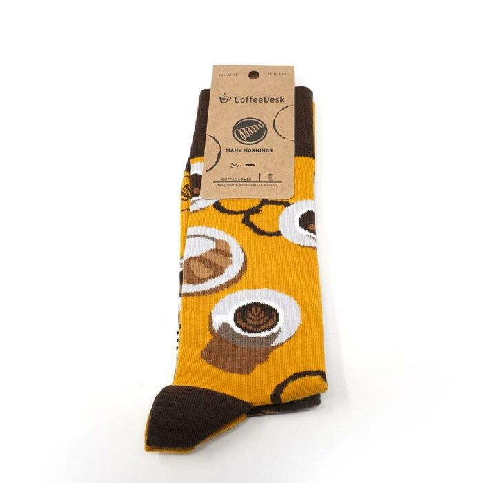 many mornings reguler socks /CoffeeLove/ 【many mornings メニ―モーニングス】【ネコポス選択可能】-MANY MORNIGS-ADDICTION FUKUOKA