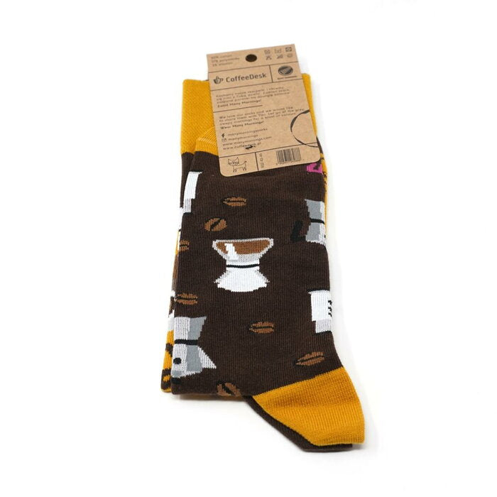 many mornings reguler socks /CoffeeLove/ 【many mornings メニ―モーニングス】【ネコポス選択可能】-MANY MORNIGS-ADDICTION FUKUOKA