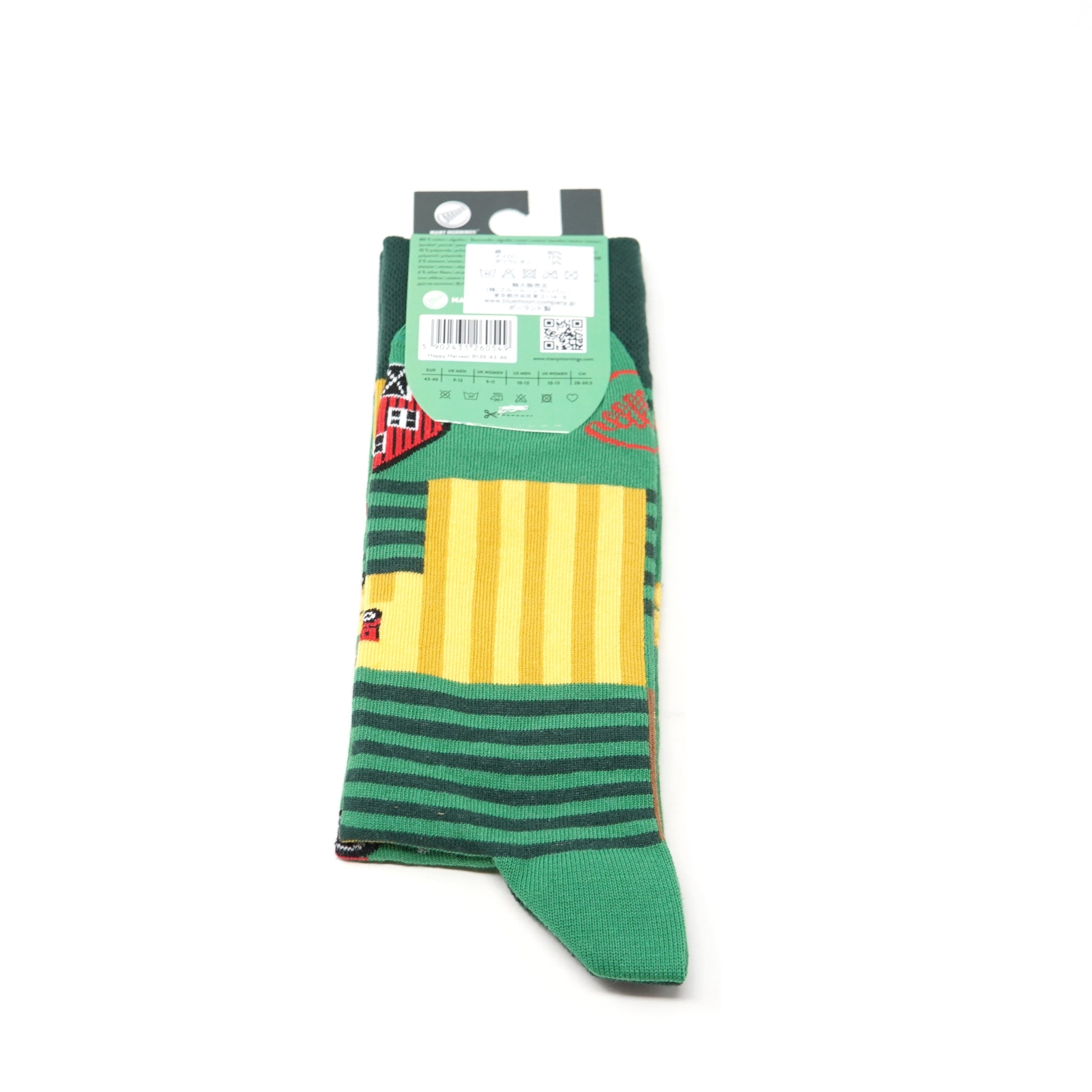 reguler socks / Happy Harvest【many mornings メニ―モーニングス】【ネコポス選択可能】