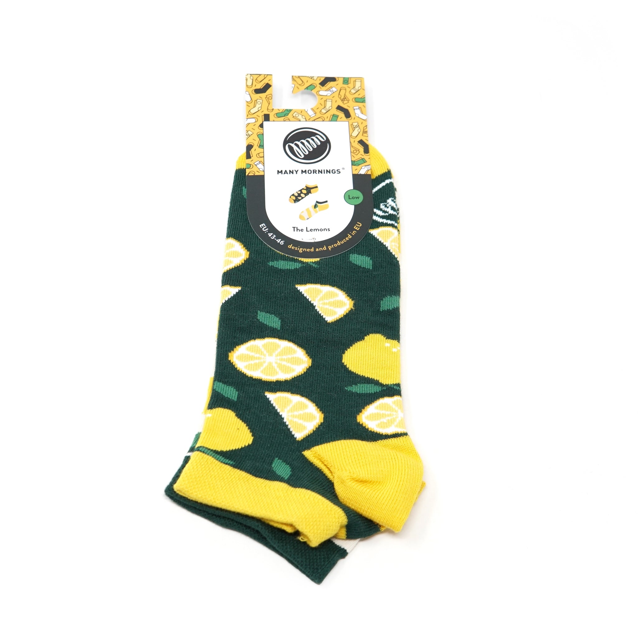 many mornings low socks /The Lemons/ 【MANY MORNINGS_メニ―モーニングス】【ネコポス選択可能】
