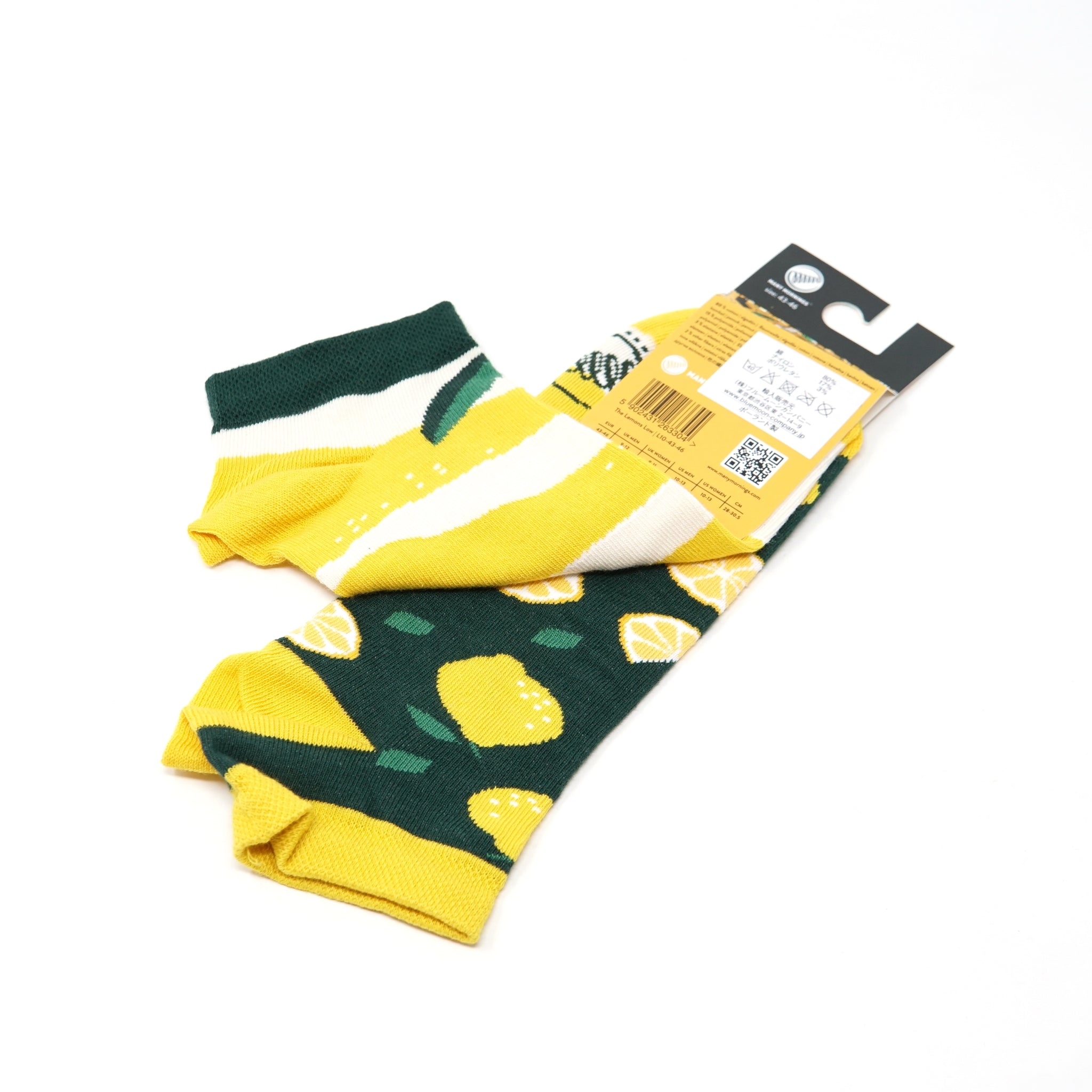 many mornings low socks /The Lemons/ 【MANY MORNINGS_メニ―モーニングス】【ネコポス選択可能】