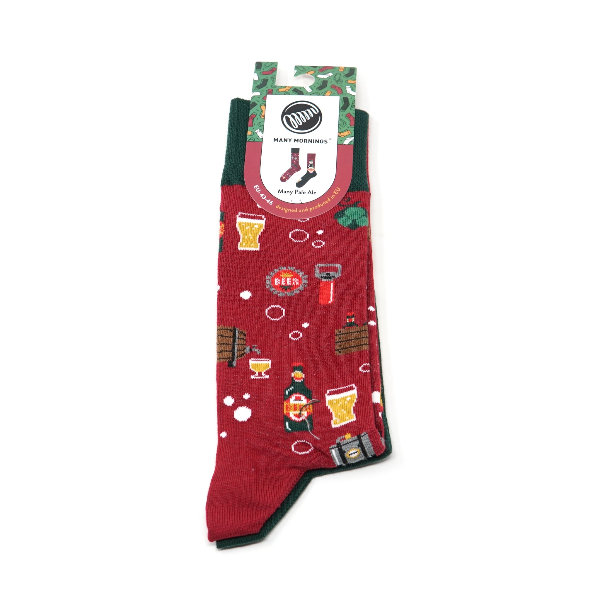 reguler socks / Many Pale Ale【MANY MORNINGS_メニ―モーニングス】【ネコポス選択可能】