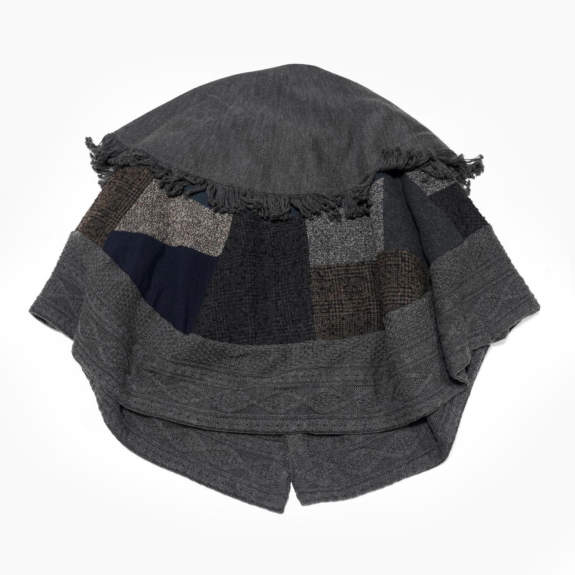 No:MK21A-V-03 | Name:LAMP | Color:Wool | Style:Patchwork Cape 【Masterkey】-MASTERKEY-ADDICTION FUKUOKA