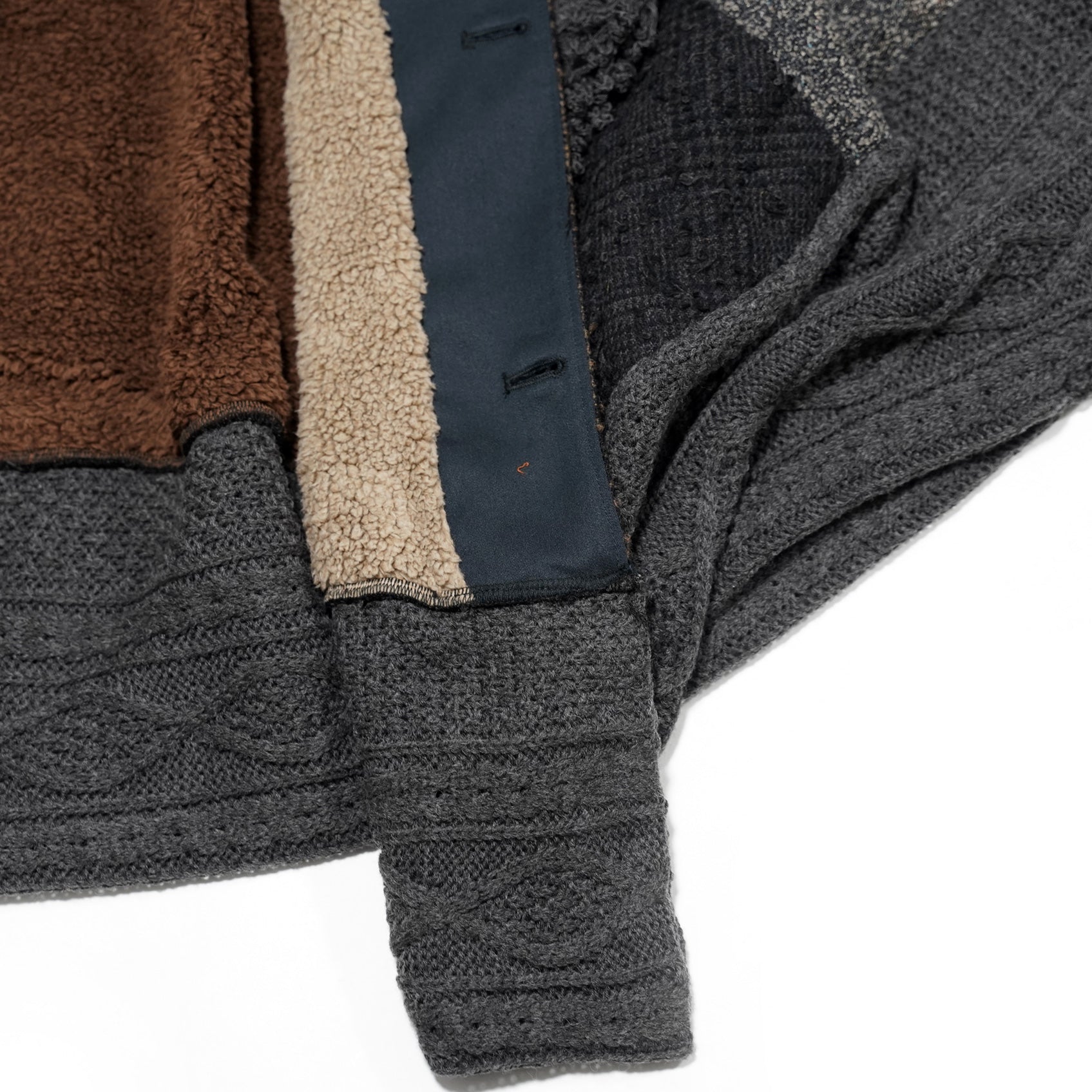 No:MK21A-V-03 | Name:LAMP | Color:Wool | Style:Patchwork Cape 【Masterkey】-MASTERKEY-ADDICTION FUKUOKA