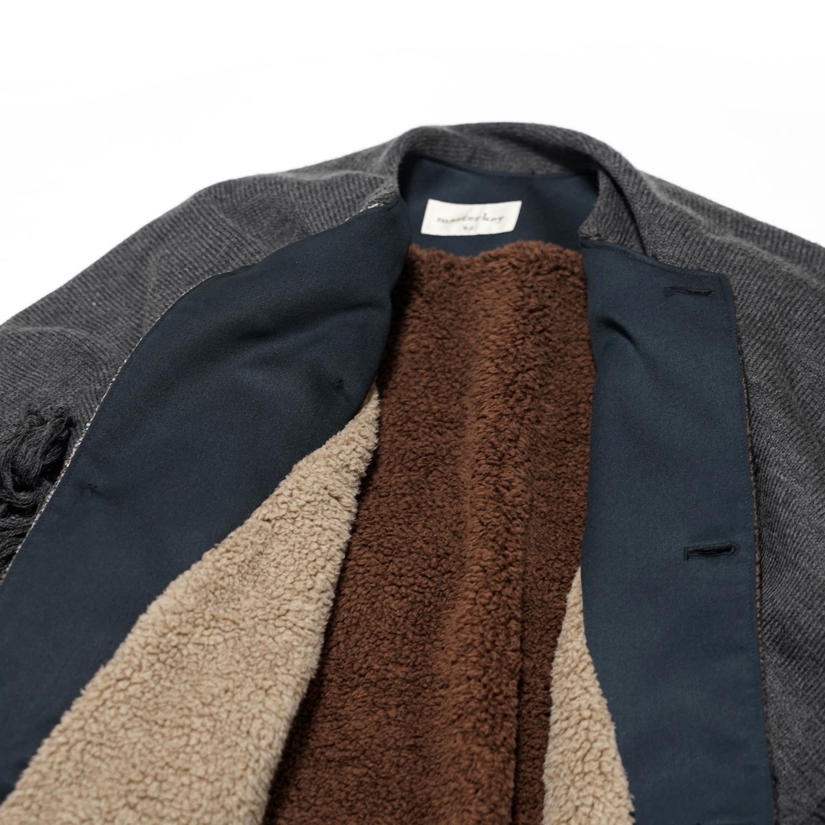 No:MK21A-V-03 | Name:LAMP | Color:Wool | Style:Patchwork Cape 【Masterkey】-MASTERKEY-ADDICTION FUKUOKA