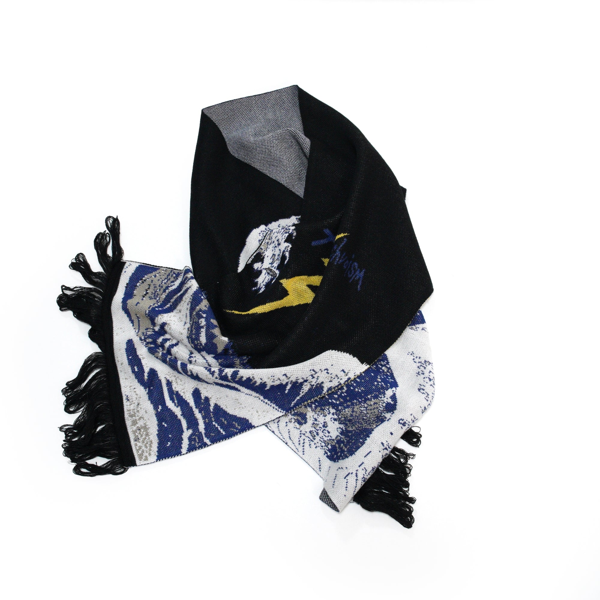 No:MK22A-K-18-1 | Name:Anacroism-Stole | Color:Blk/Grn | Size:Free【MASTERKEY】-MASTERKEY-ADDICTION FUKUOKA