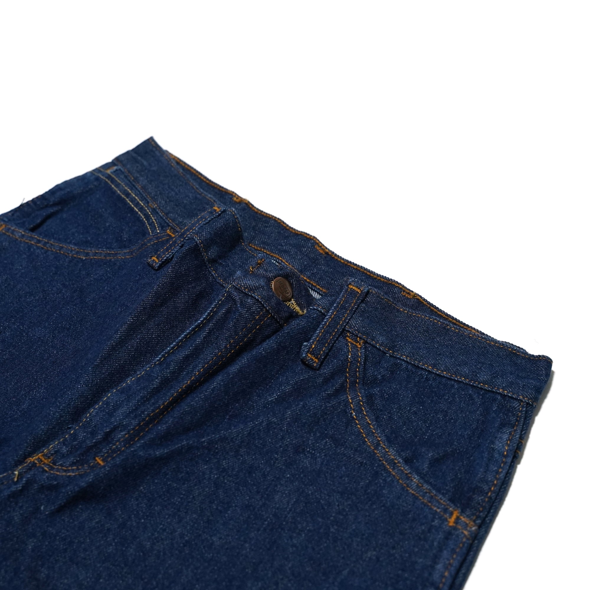 No:REMAKE02 | Name: REMAKE FRONT SLIT DENIM PANTS | Color:PREWASHED INDIGO【RED KAP】-MEG COMPANY-ADDICTION FUKUOKA