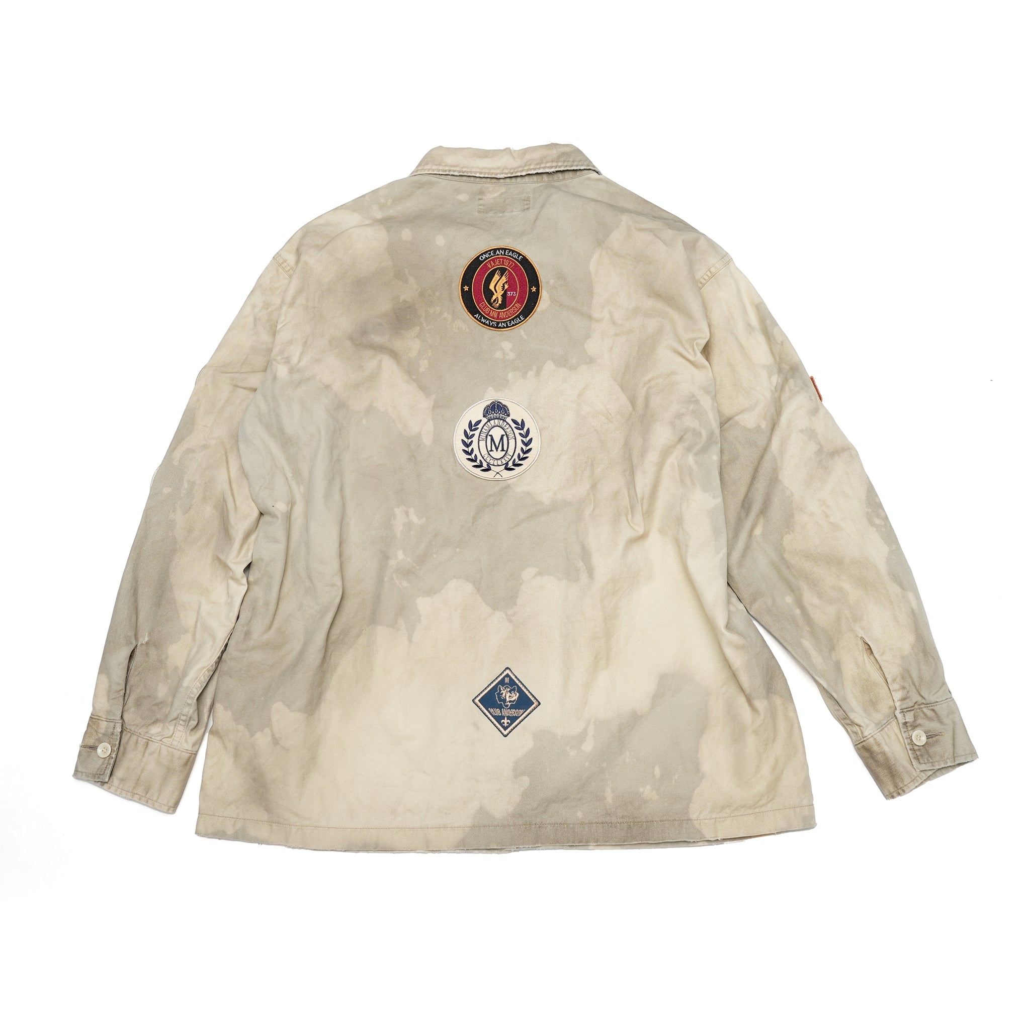 23#01373-6110 | BOYSCOUT SHIRTS-PATCHES | Color:ベージュ【MINAMI ANDERSON_ミナミアンダーソン】