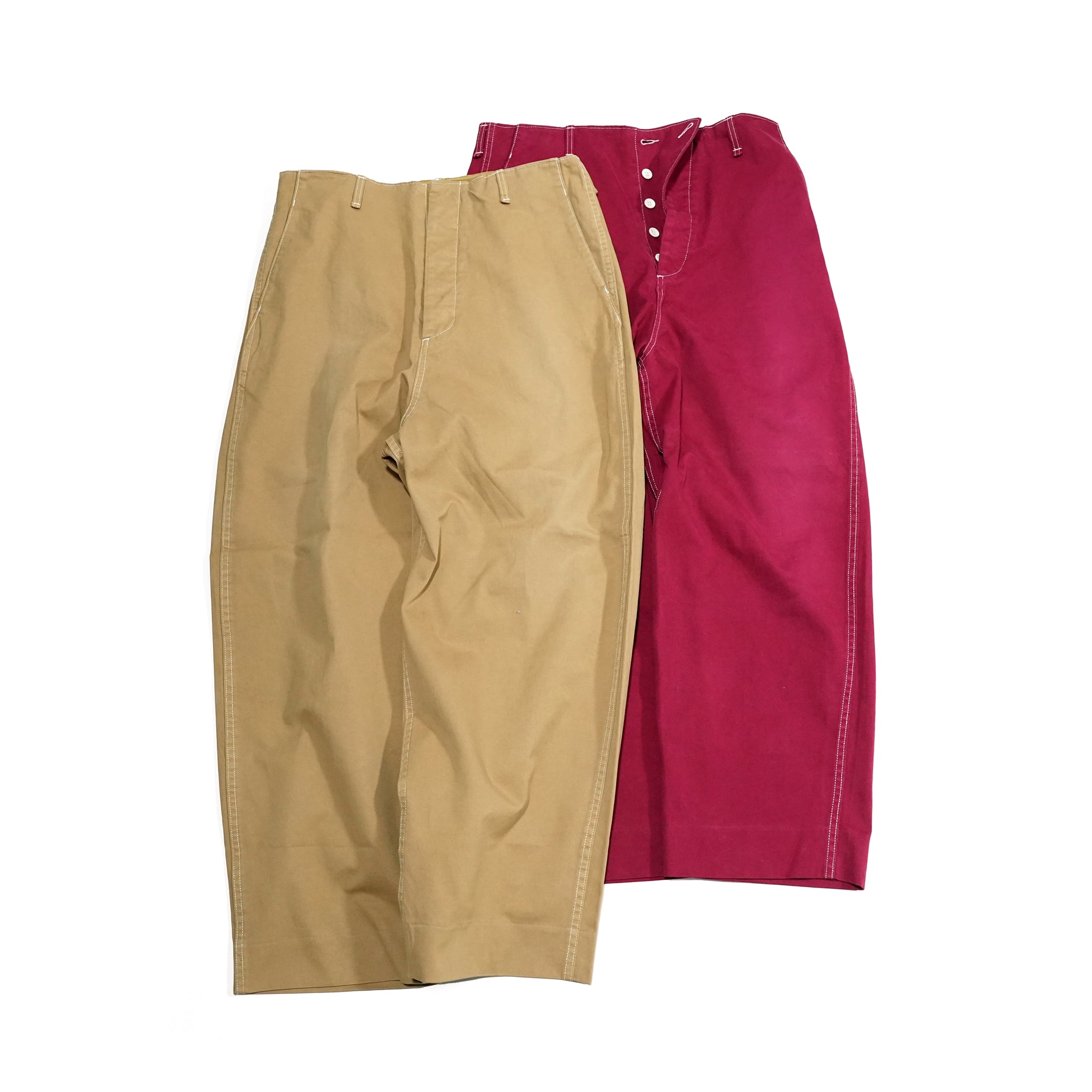 23#05373-4210 | FRENCH ARMY CHINO Vintage 50’S | Color:ベージュ/レッド【MINAMI ANDERSON_ミナミアンダーソン】