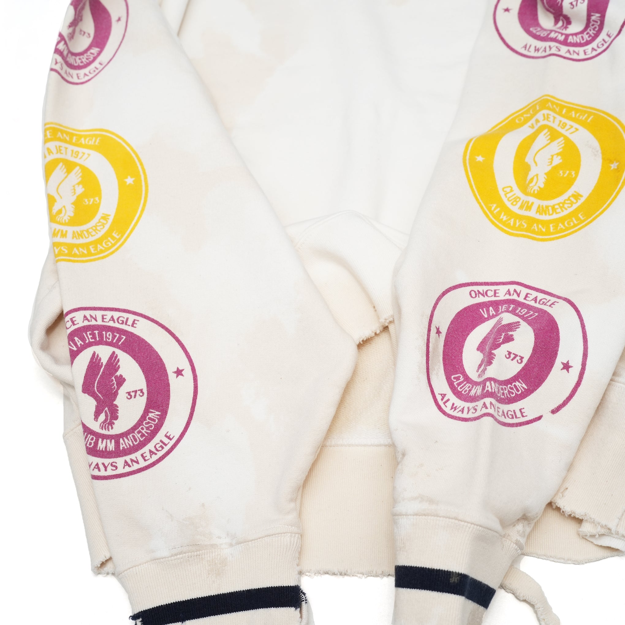 23#07373-1110 | V-Student Sweatshirt Emblem-Type | Color:キナリ【MINAMI ANDERSON_ミナミアンダーソン】【archive】