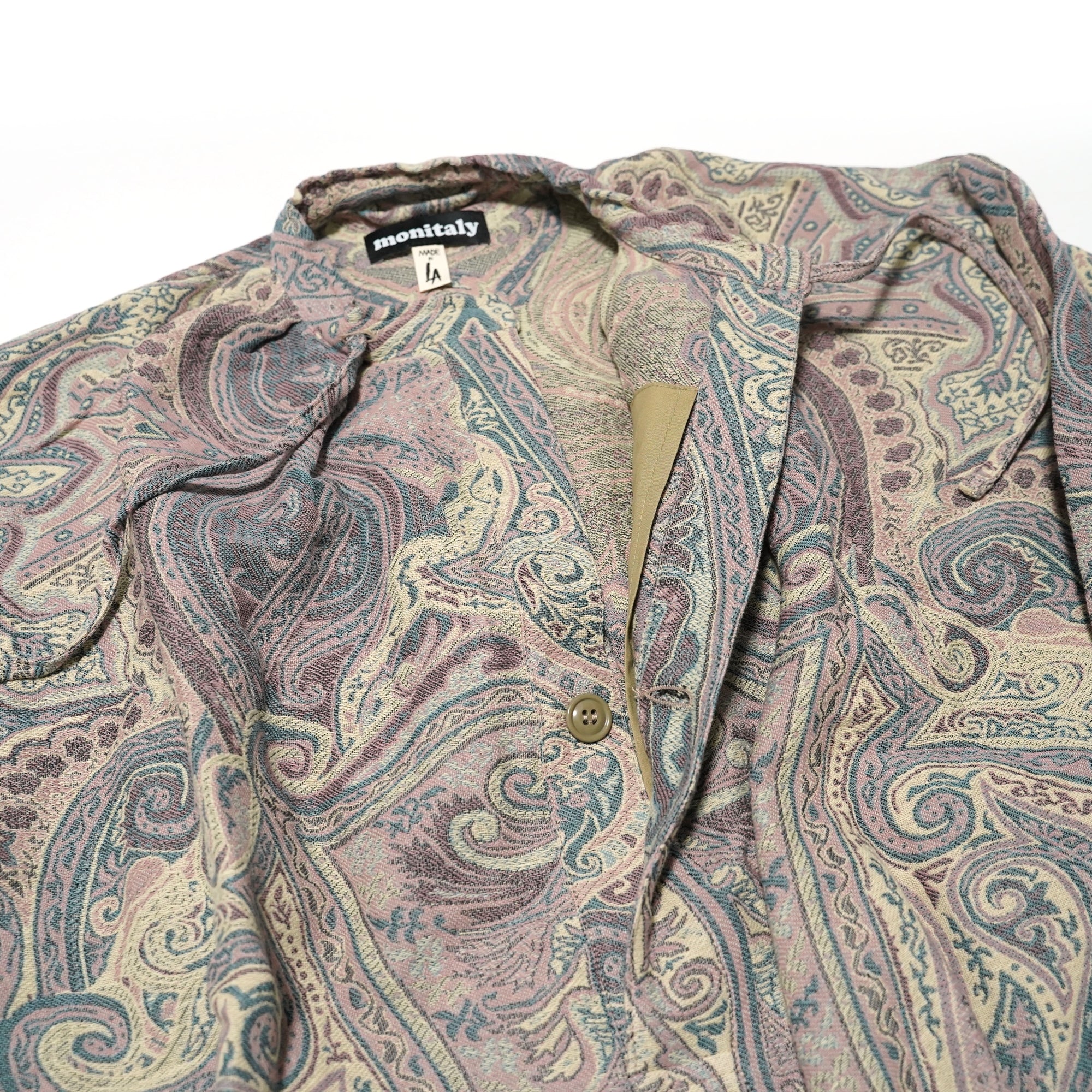 No:M29502 | Name:Military Smock Pullover | Color:BETRO Paisley【MONITALY】-MONITALY-ADDICTION FUKUOKA