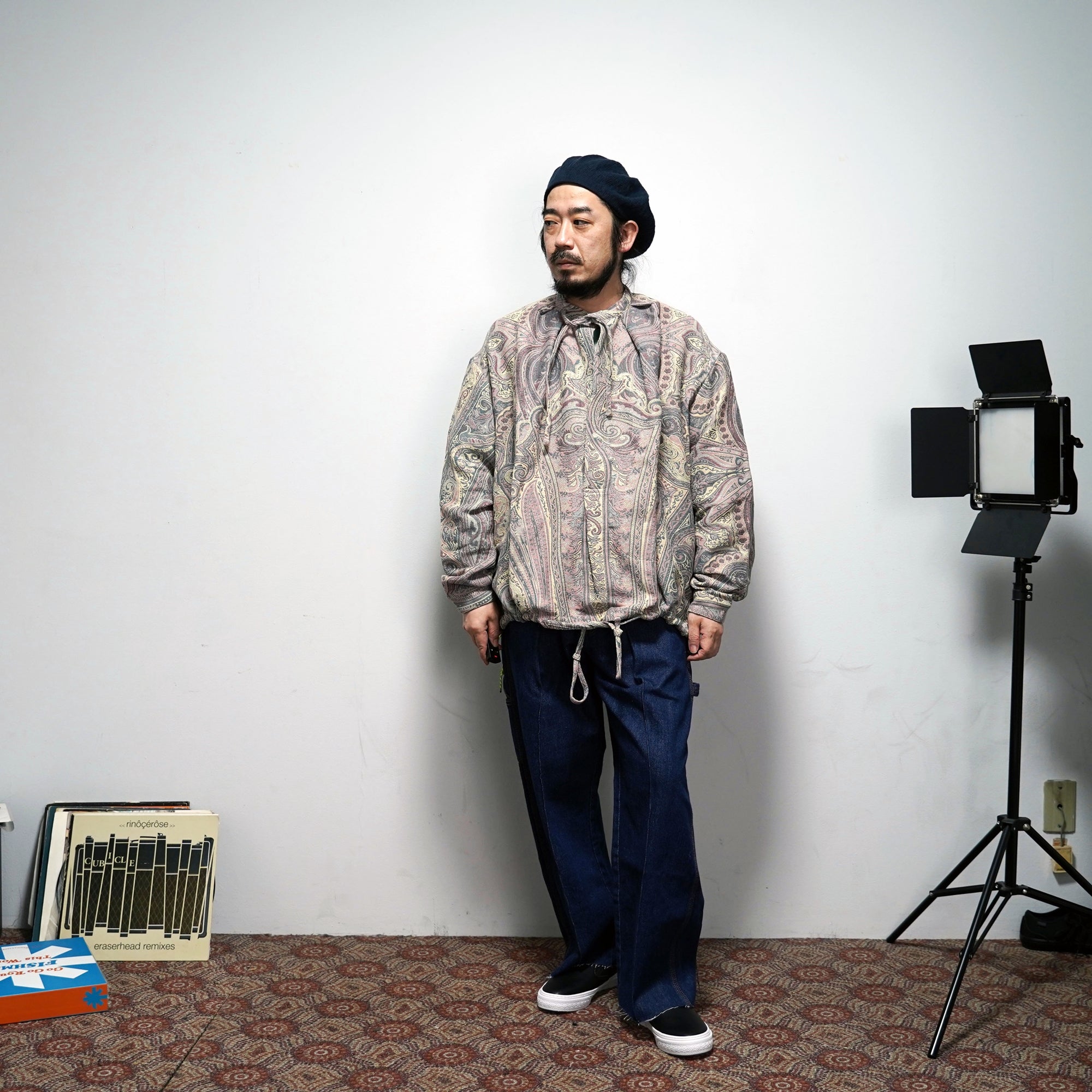 No:M29502 | Name:Military Smock Pullover | Color:BETRO Paisley【MONITALY】-MONITALY-ADDICTION FUKUOKA