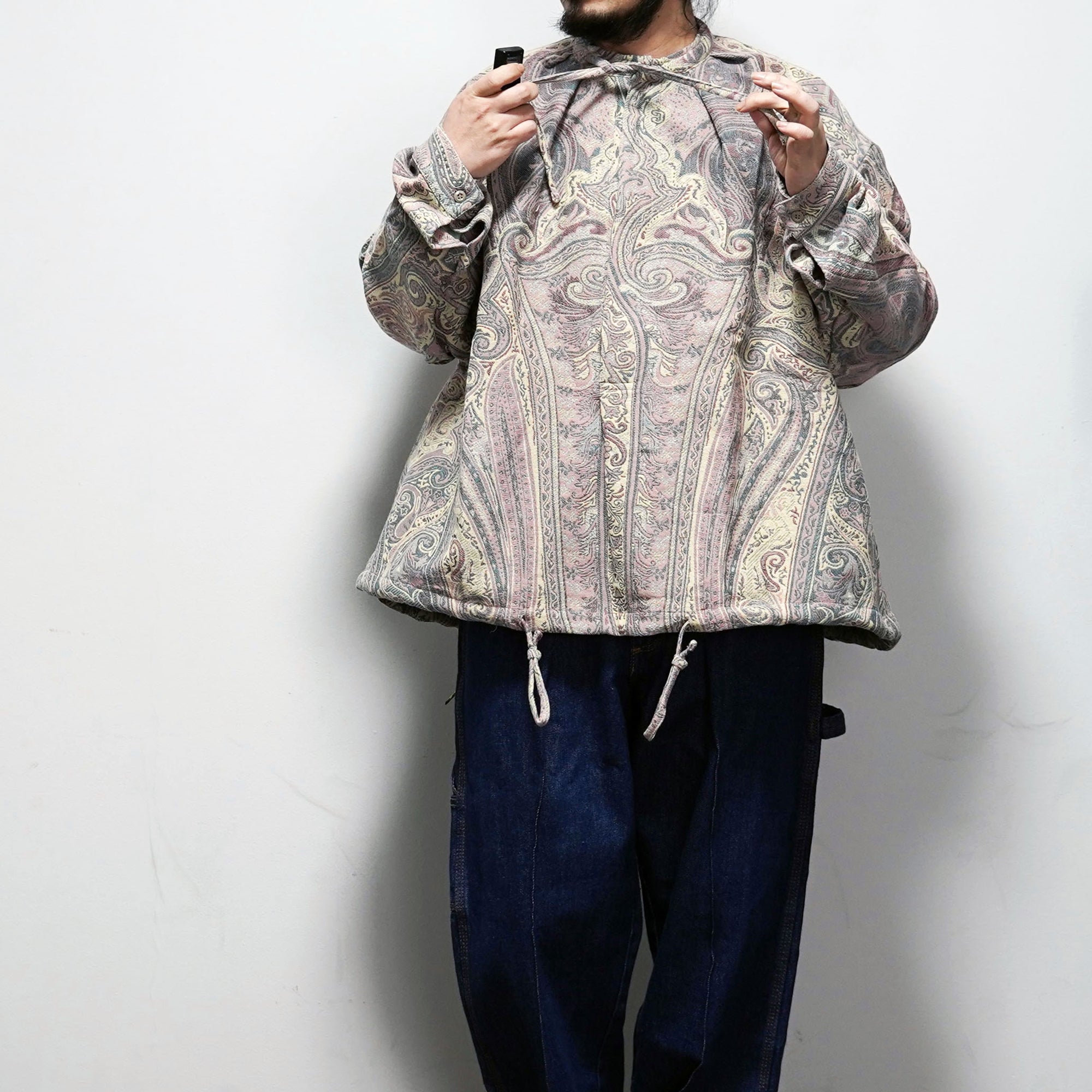 No:M29502 | Name:Military Smock Pullover | Color:BETRO Paisley【MONITALY】-MONITALY-ADDICTION FUKUOKA