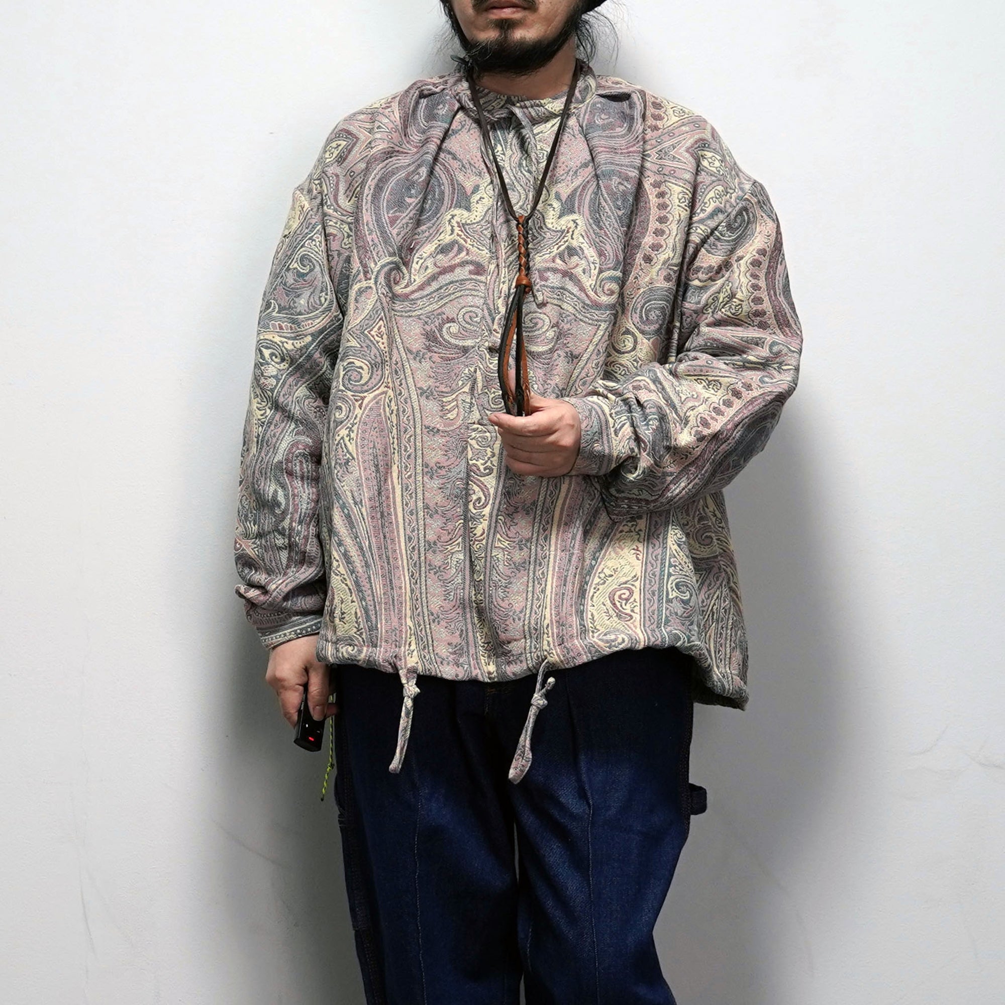No:M29502 | Name:Military Smock Pullover | Color:BETRO Paisley【MONITALY】-MONITALY-ADDICTION FUKUOKA