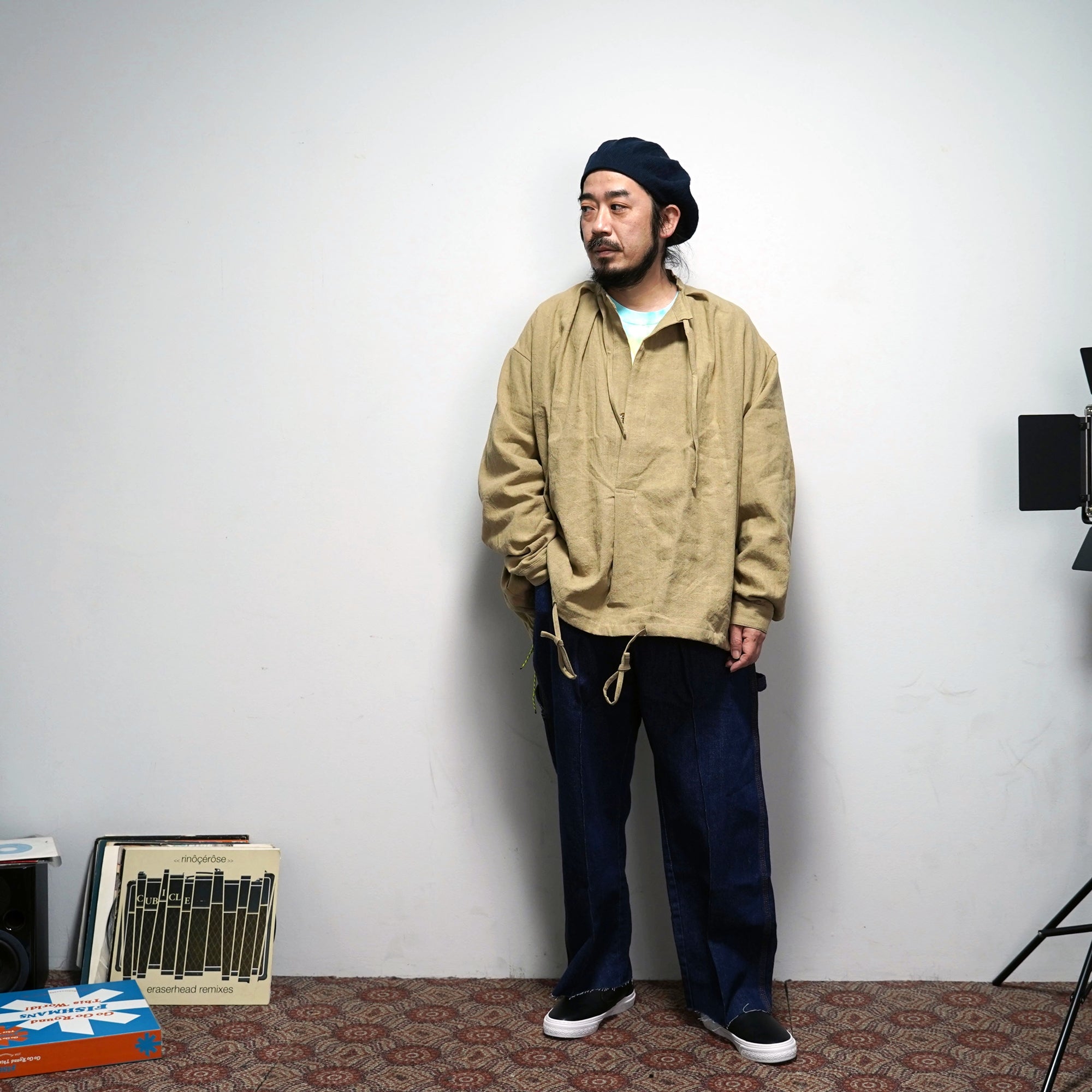 No:M29502 | Name:Military Smock Pullover | Color:230G LINEN KHAKI【MONITALY】-MONITALY-ADDICTION FUKUOKA
